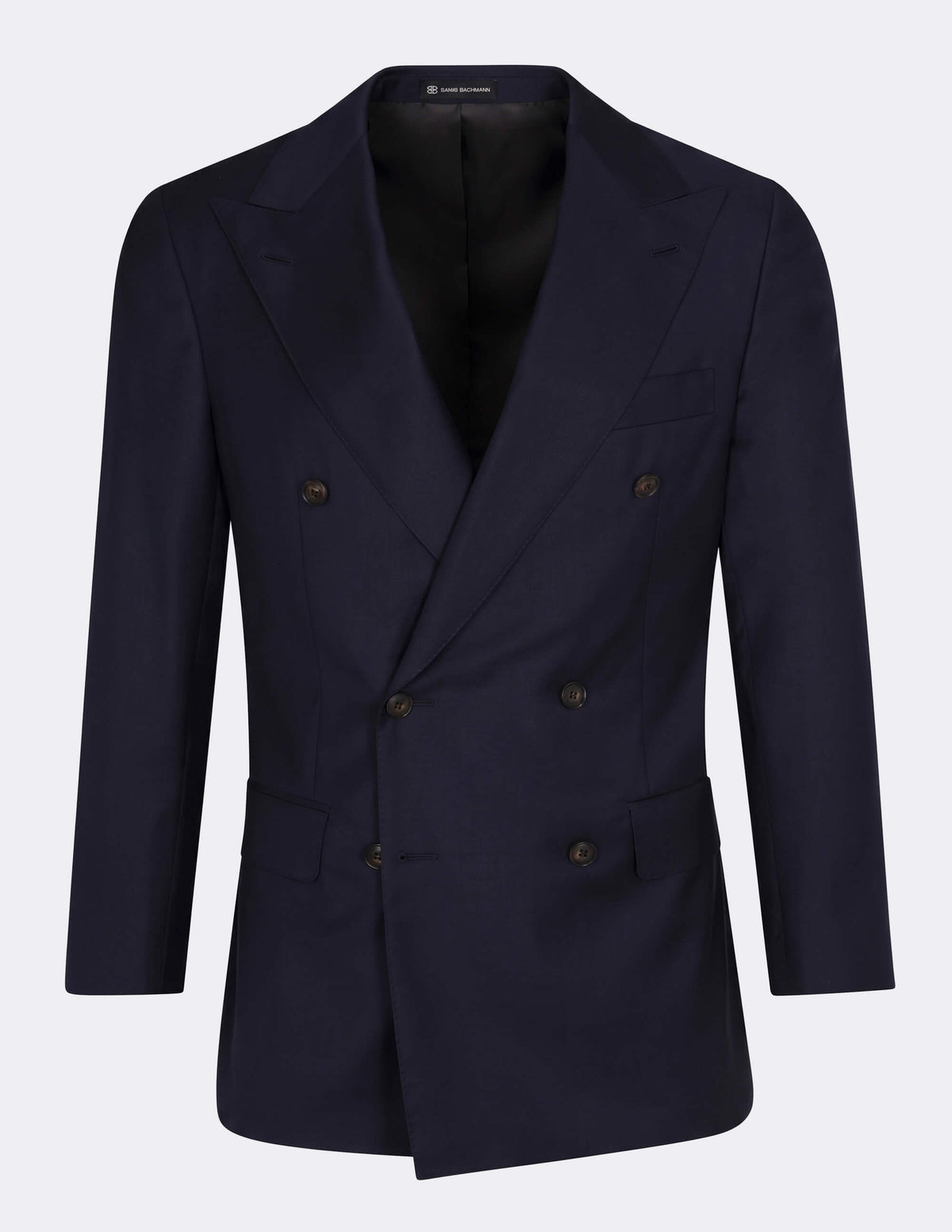 Dark Blue Double Breasted Suit - Samir Bachkami