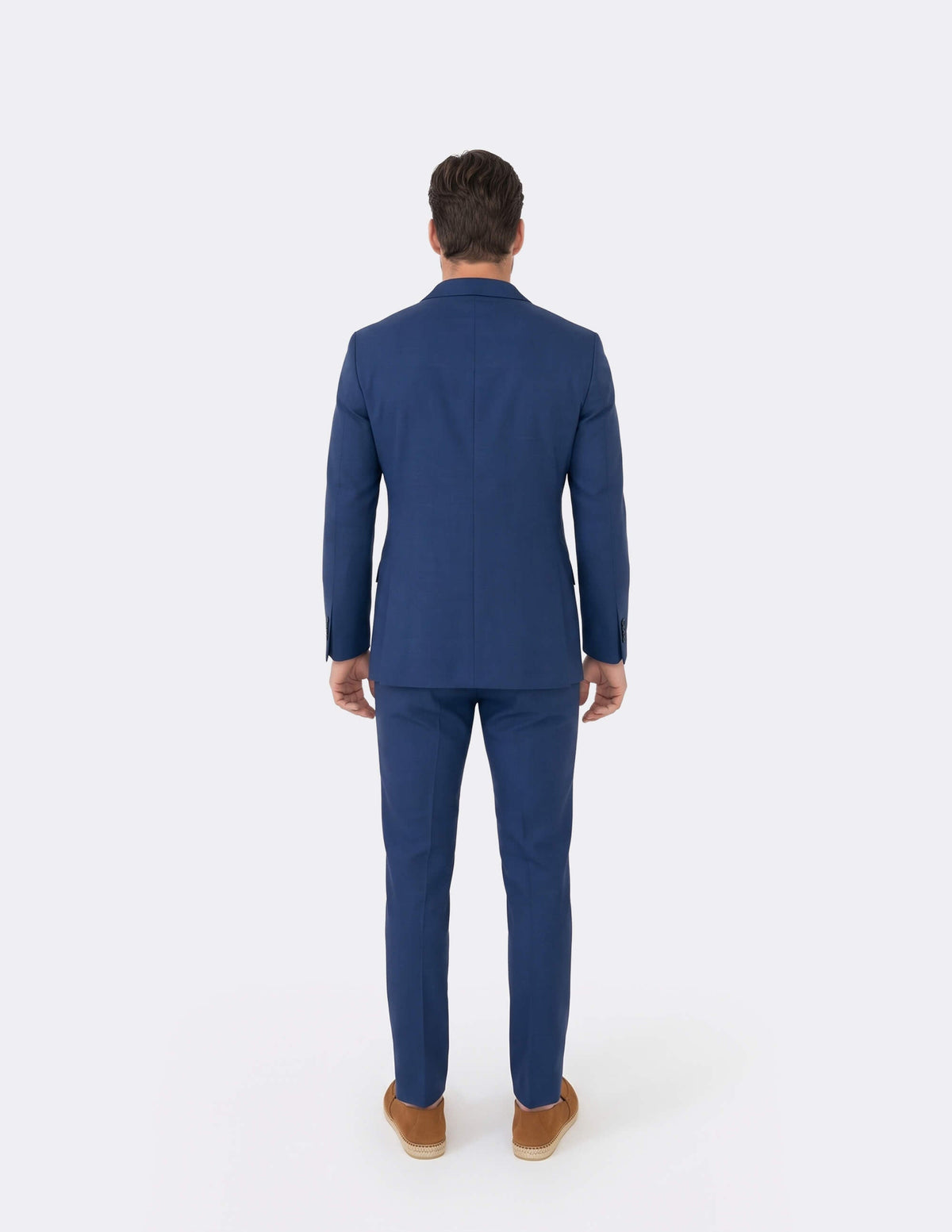 Dark Blue Single Breasted Suit - Samir Bachkami
