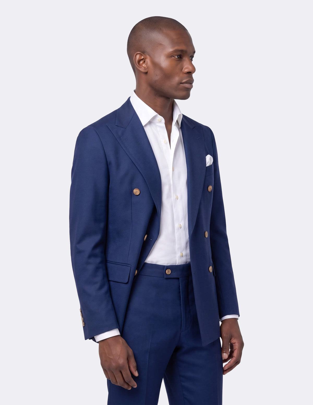 Florence Royal Blue Double-Breasted Suit - Samir Bachkami