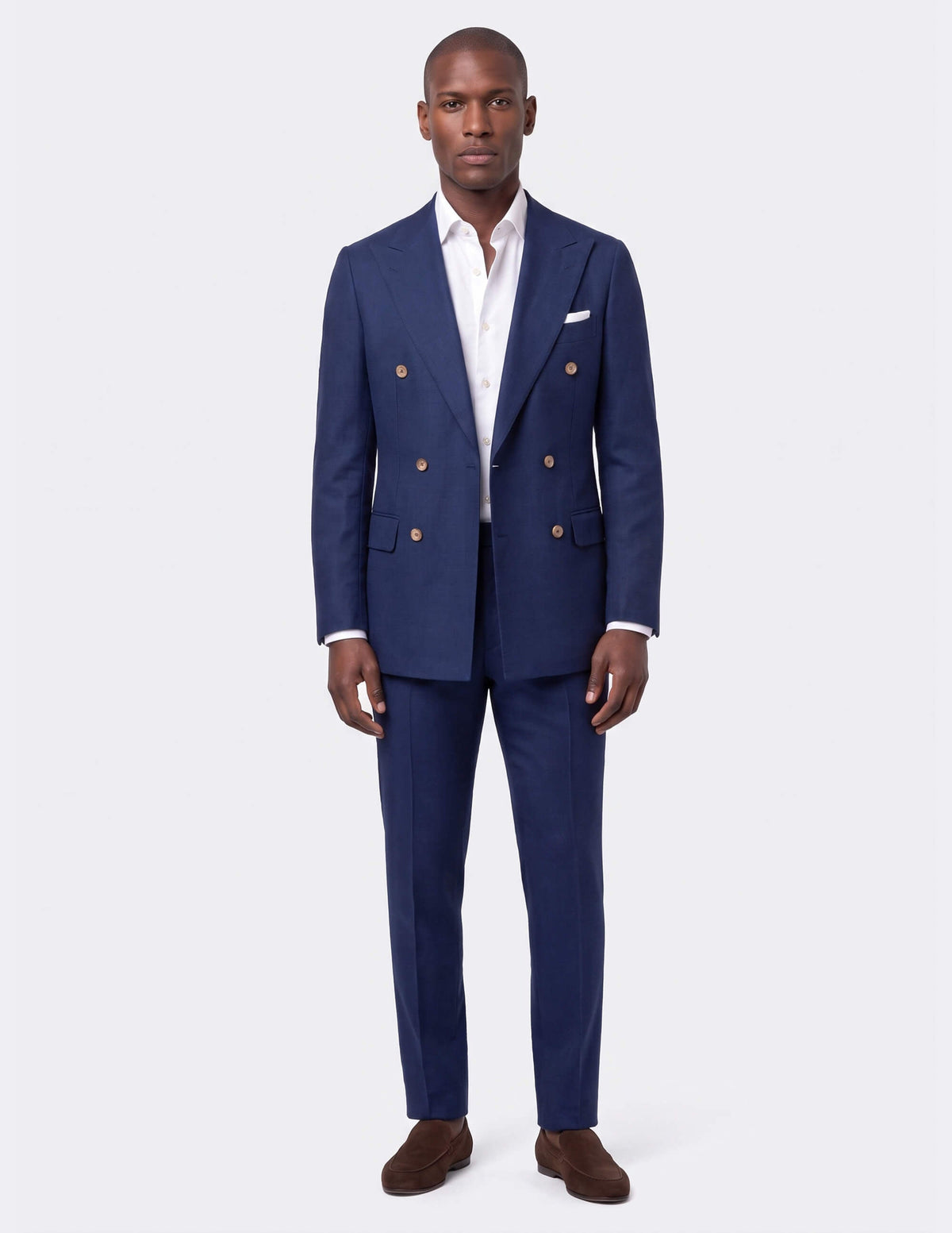 Florence Royal Blue Double-Breasted Suit - Samir Bachkami
