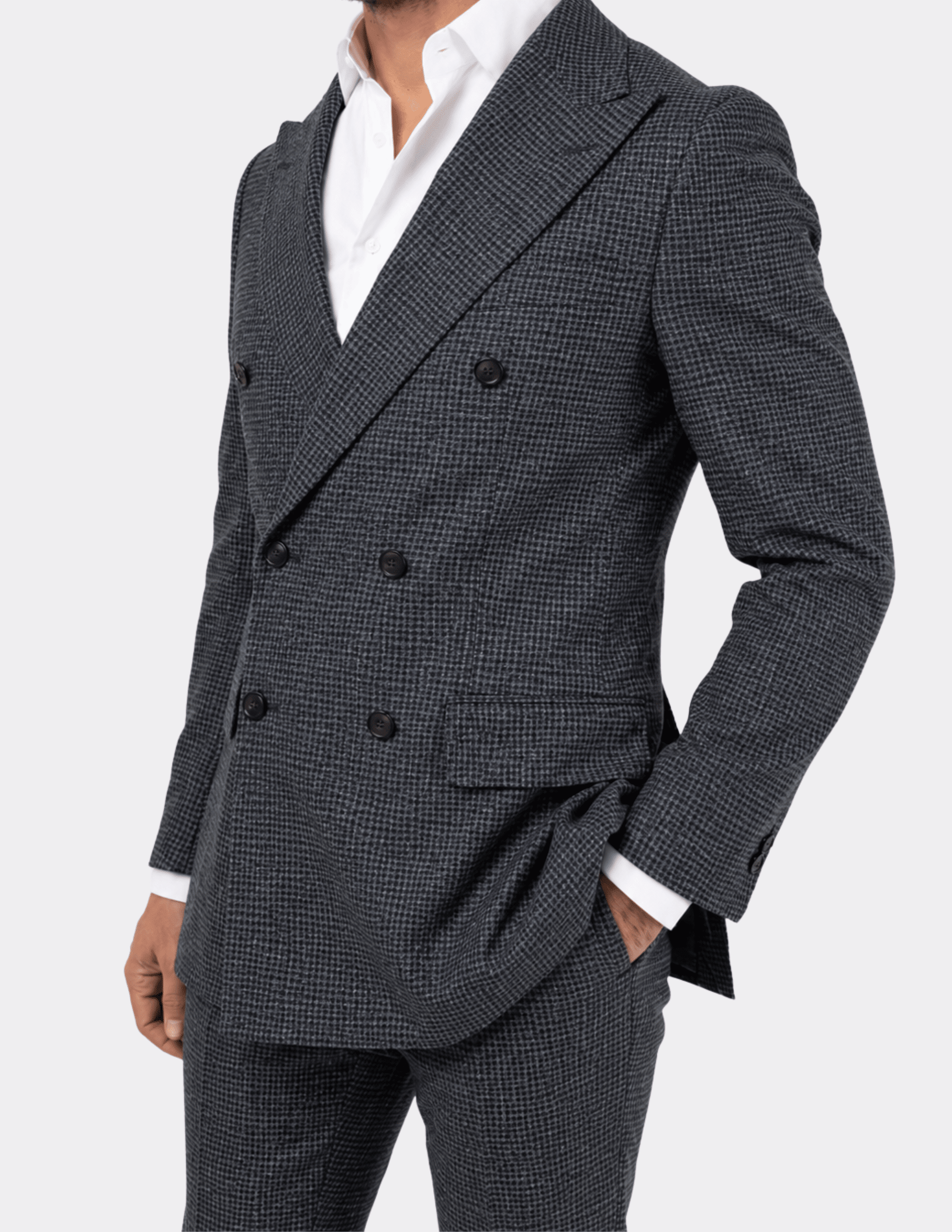 Hudson Double Breasted Suit - Samir Bachkami