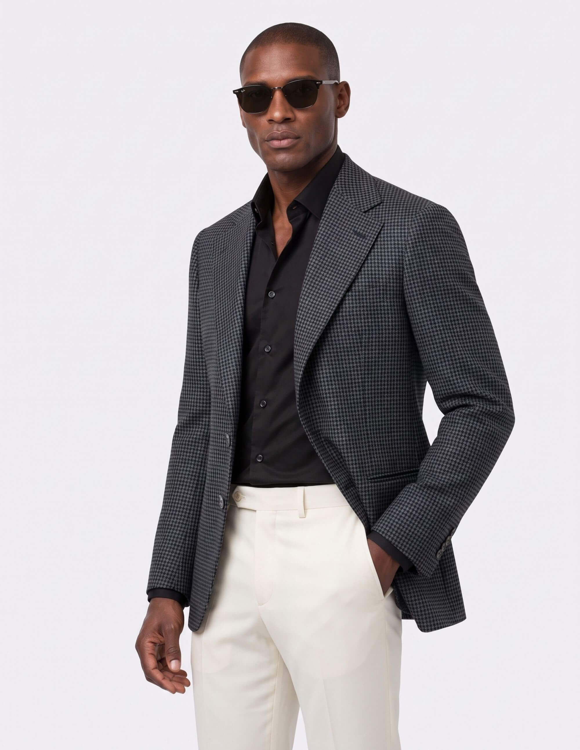 The Milano Notte Houndstooth Jacket.