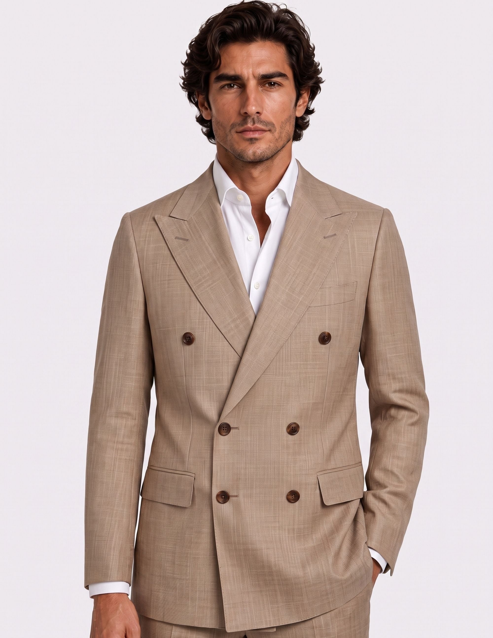 The Casa Bellini Double-Breasted Suit BL