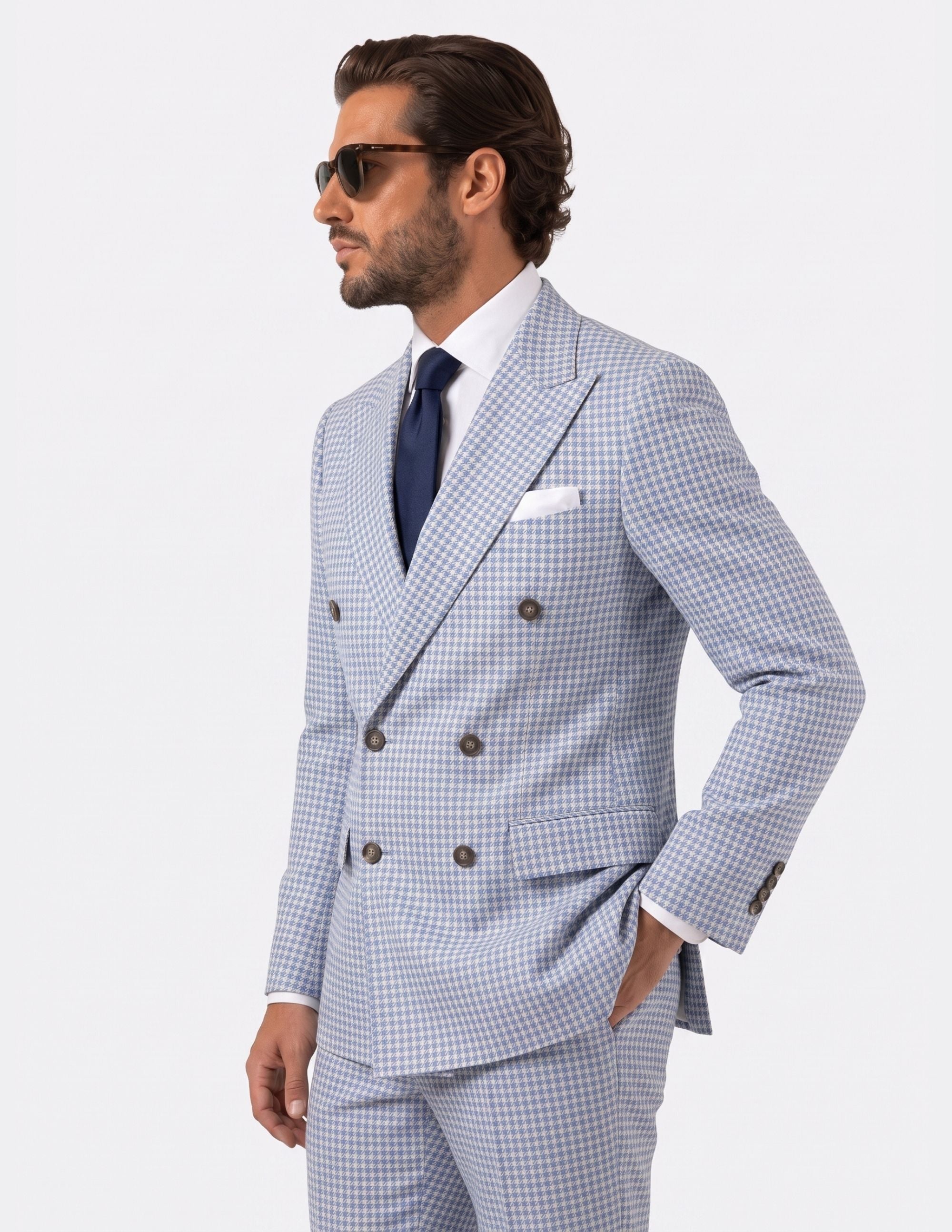Luce di Como Double-Breasted Suit