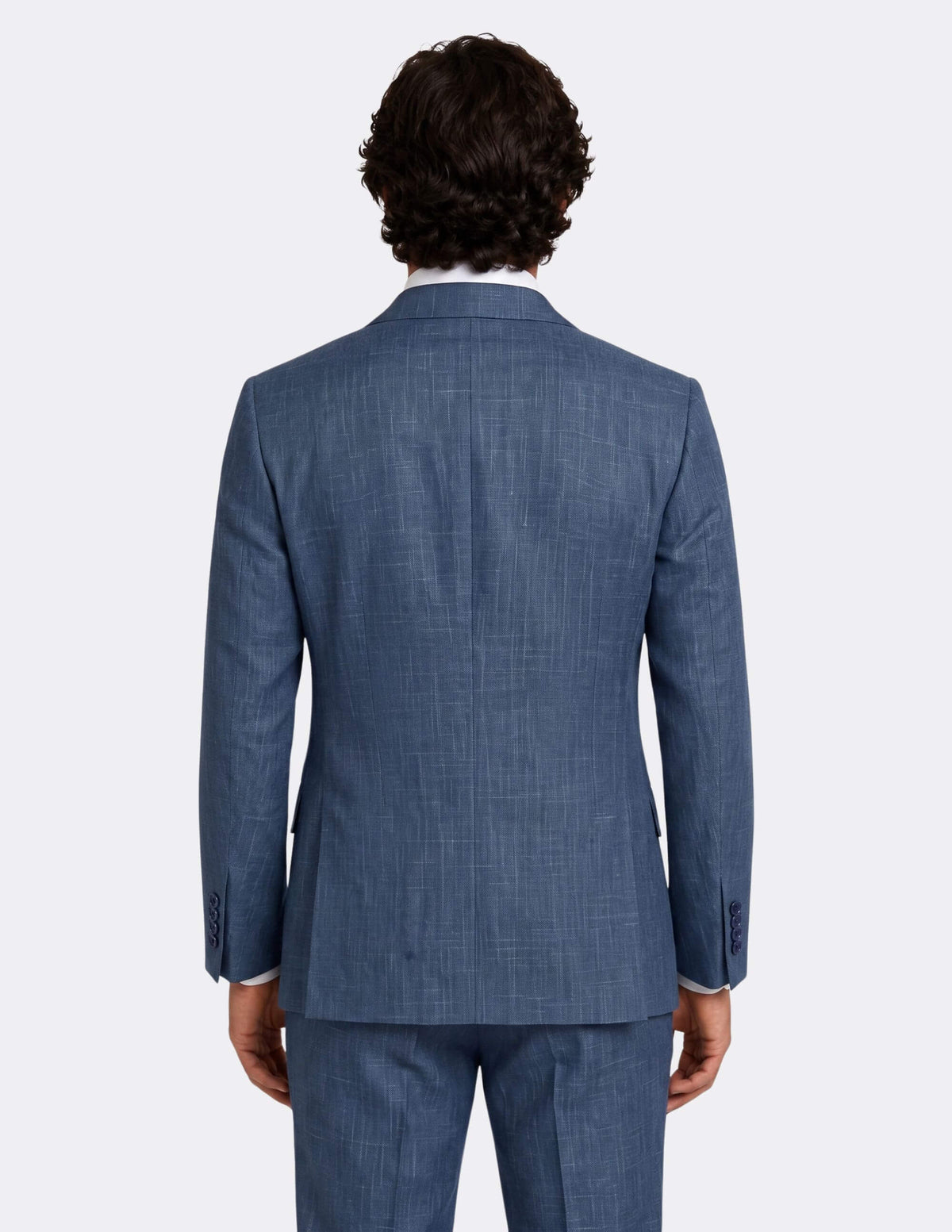 The Bellagio Blue Check Double-Breasted Suit