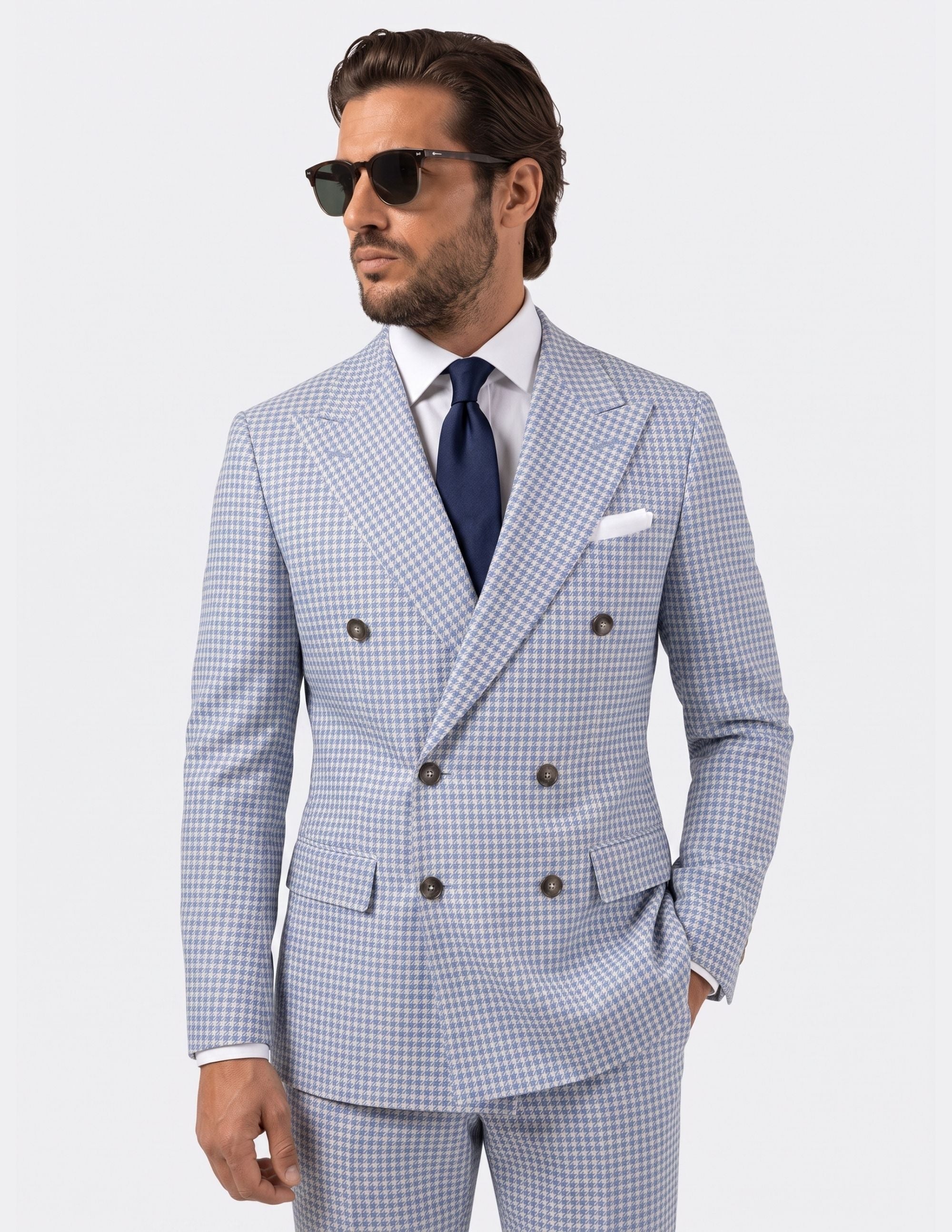 Luce di Como Double-Breasted Suit