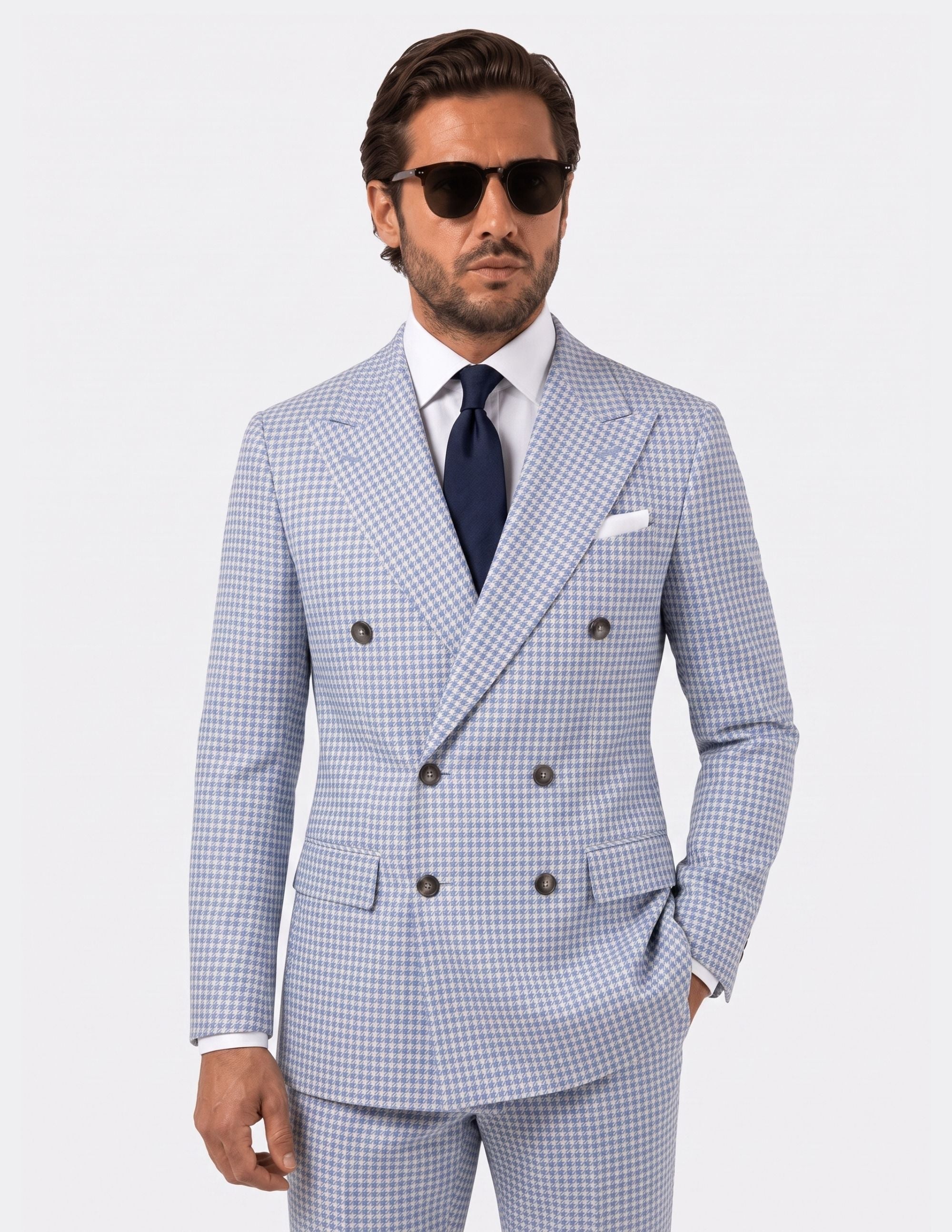 Luce di Como Double-Breasted Suit
