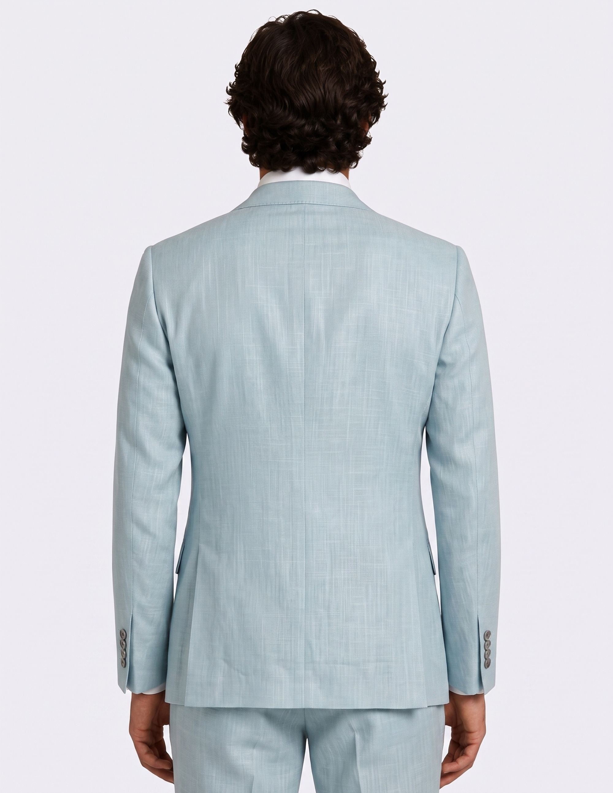The Taormina Blue Double-Breasted Suit