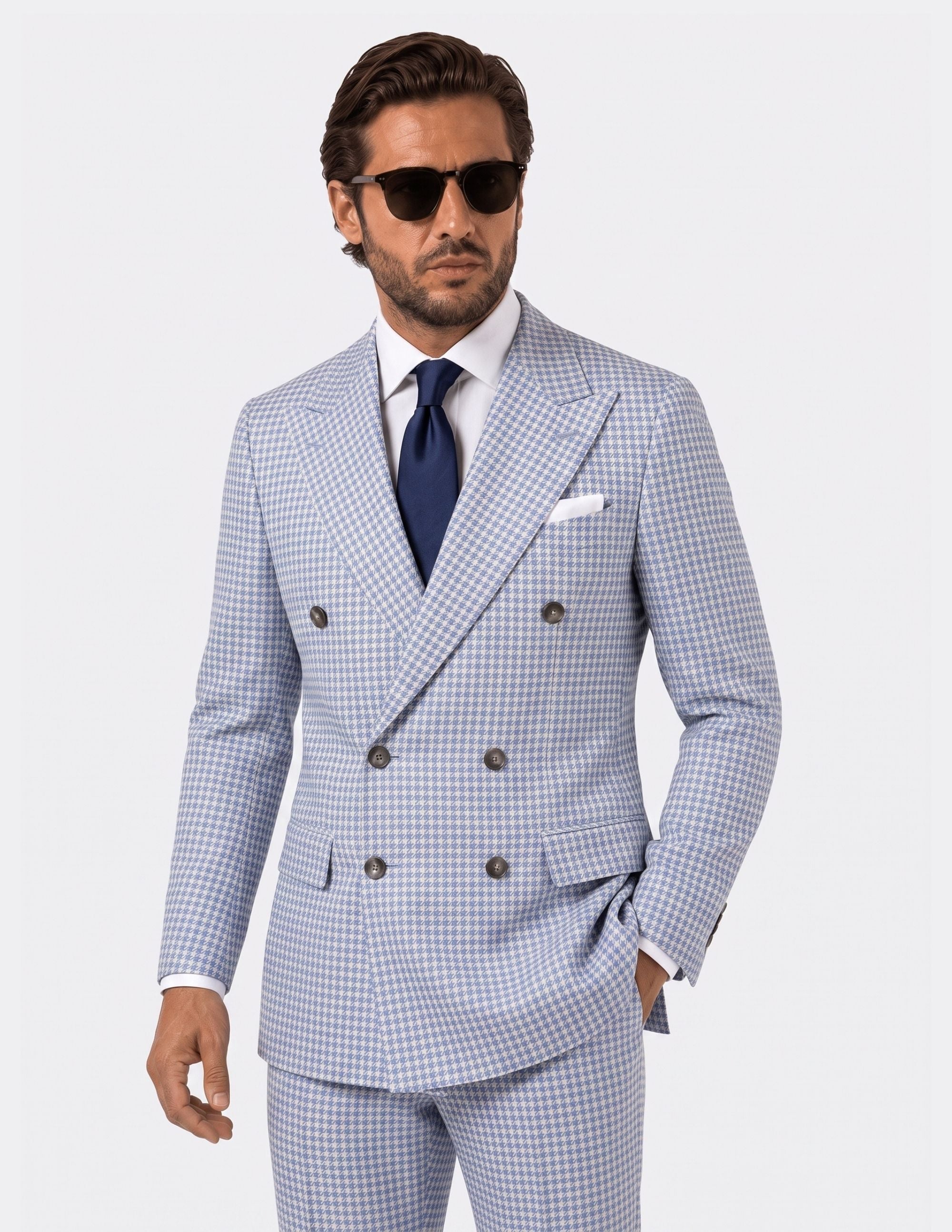 Luce di Como Double-Breasted Suit