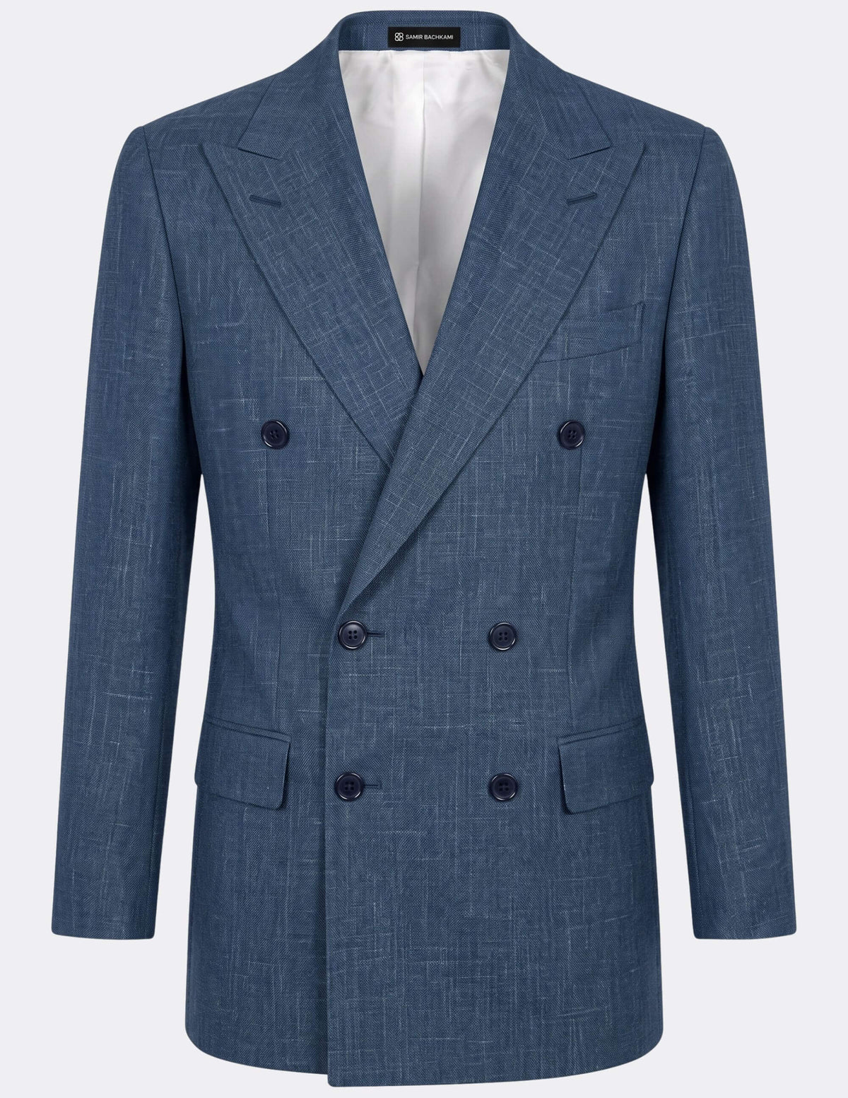 The Bellagio Blue Check Double-Breasted Suit