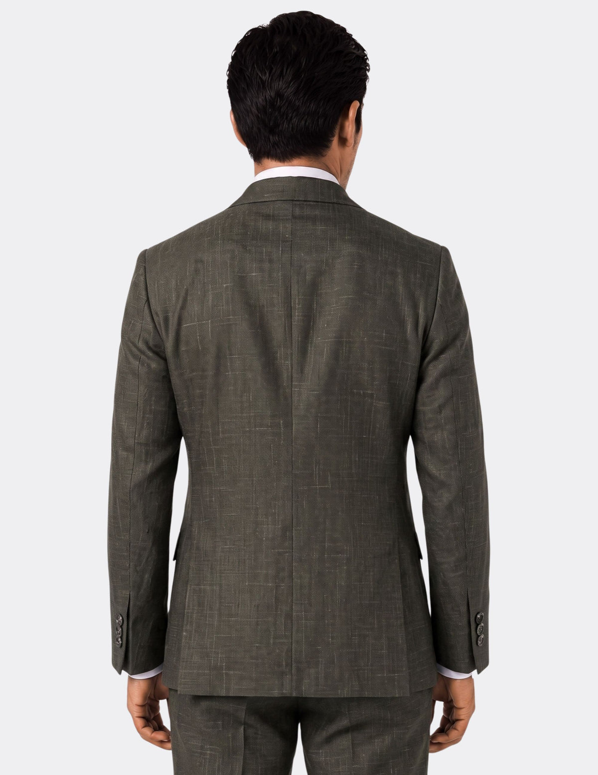 The Val d’Orcia Olive Single-Breasted Suit