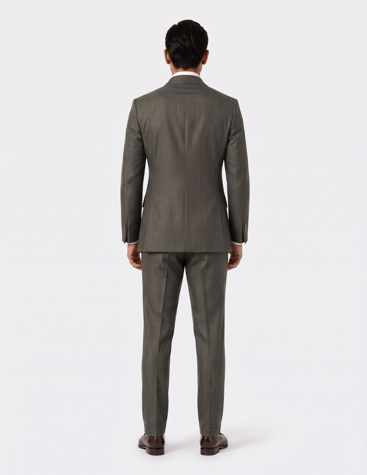 The Val d’Orcia Olive Single-Breasted Suit