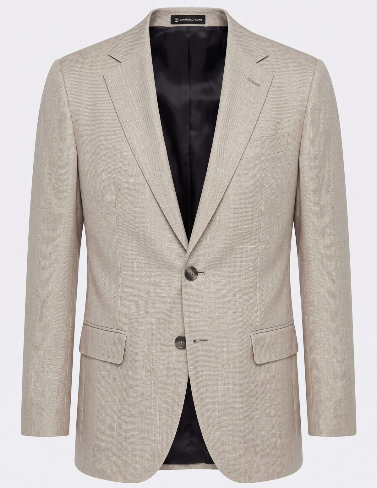 The Lecce Taupe Stripe Single-Breasted Suit