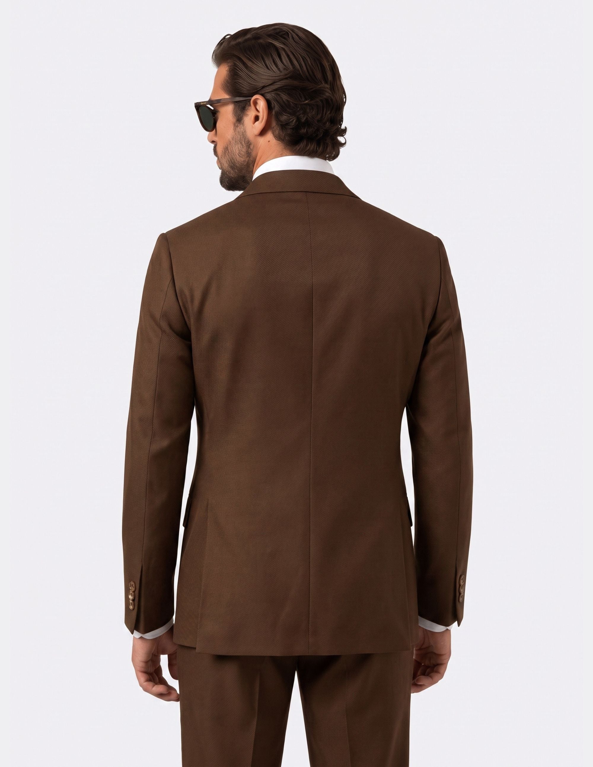 Terra di Noce Double-Breasted Suit