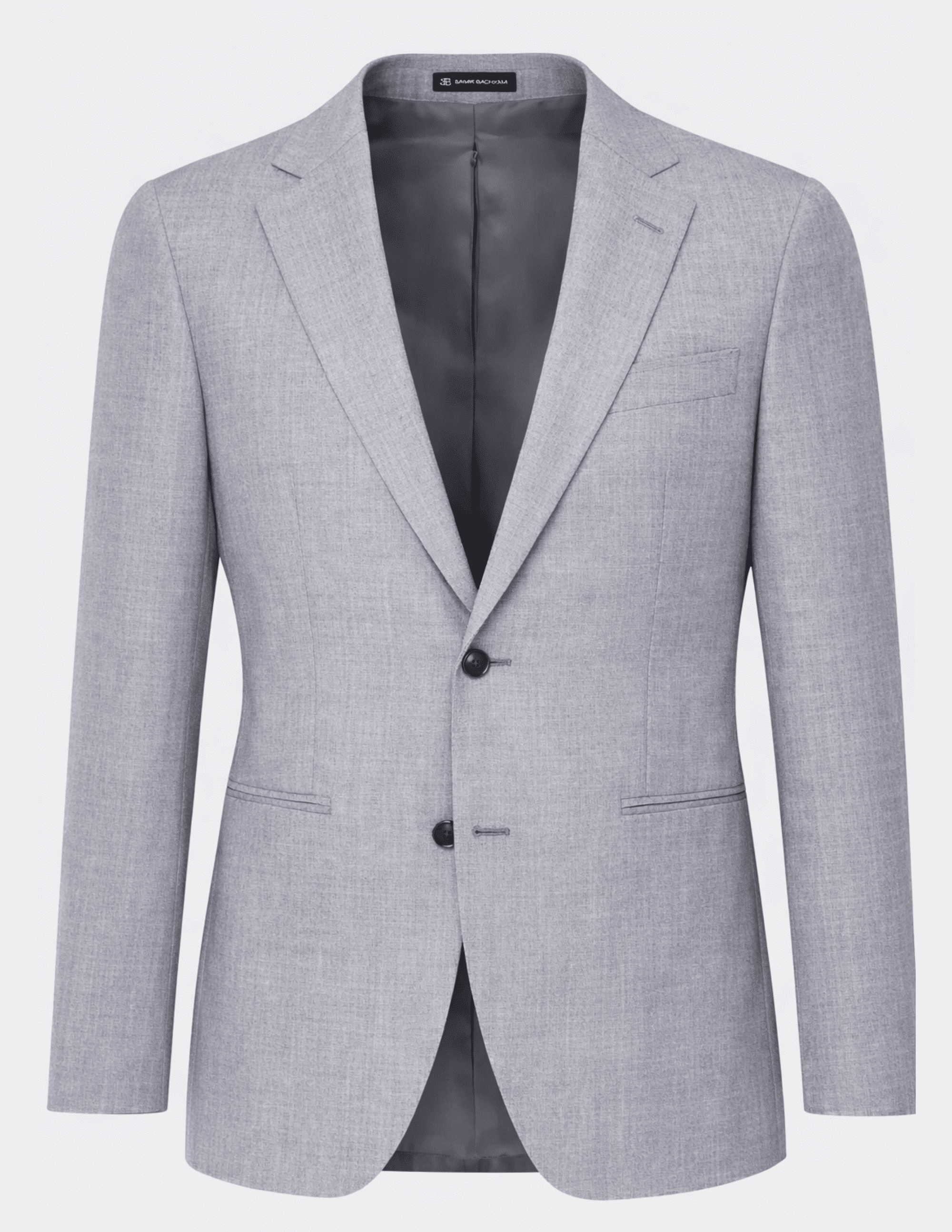 Light Grey Single Breasted Suit - Samir Bachkami