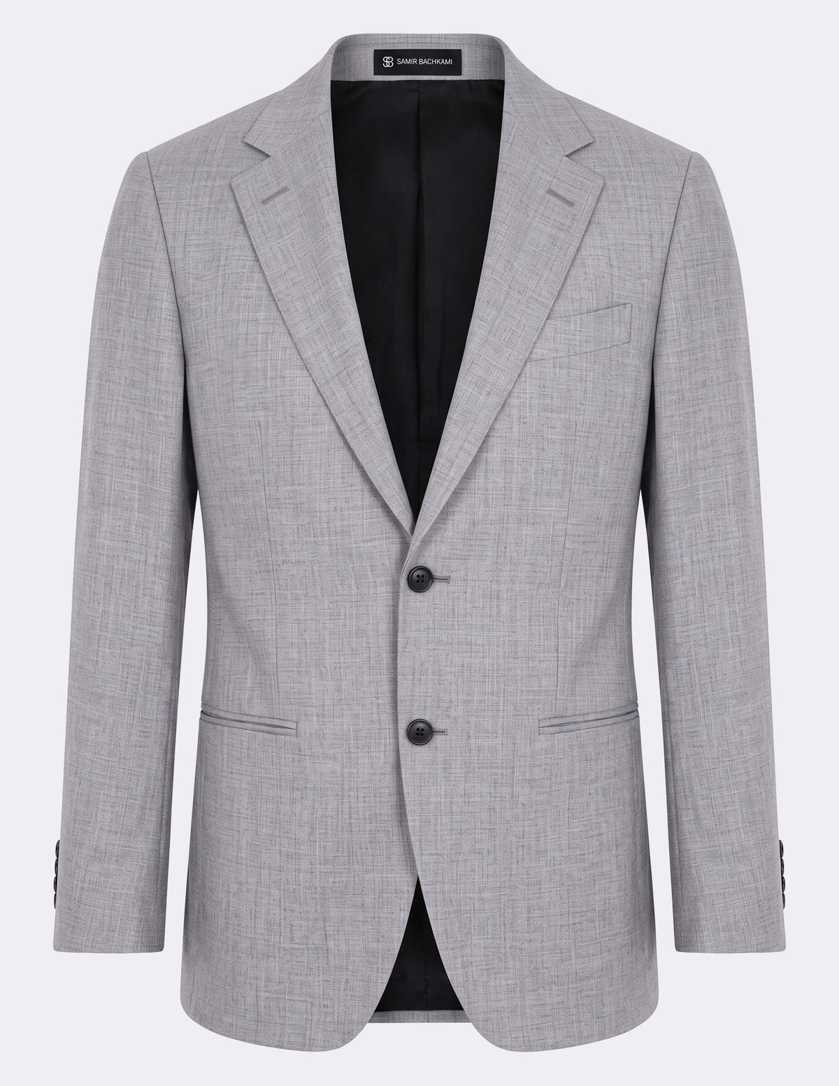Light Grey Single Breasted Suit - Samir Bachkami