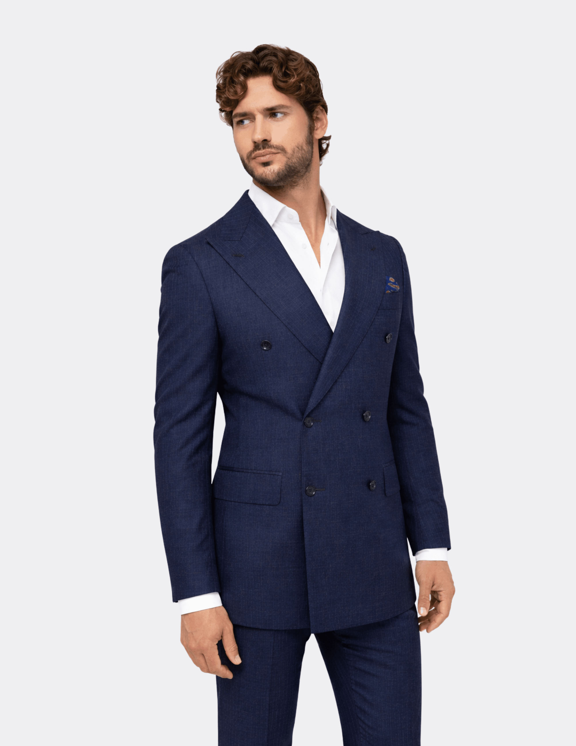 Midnight Regent Double Breasted Suit