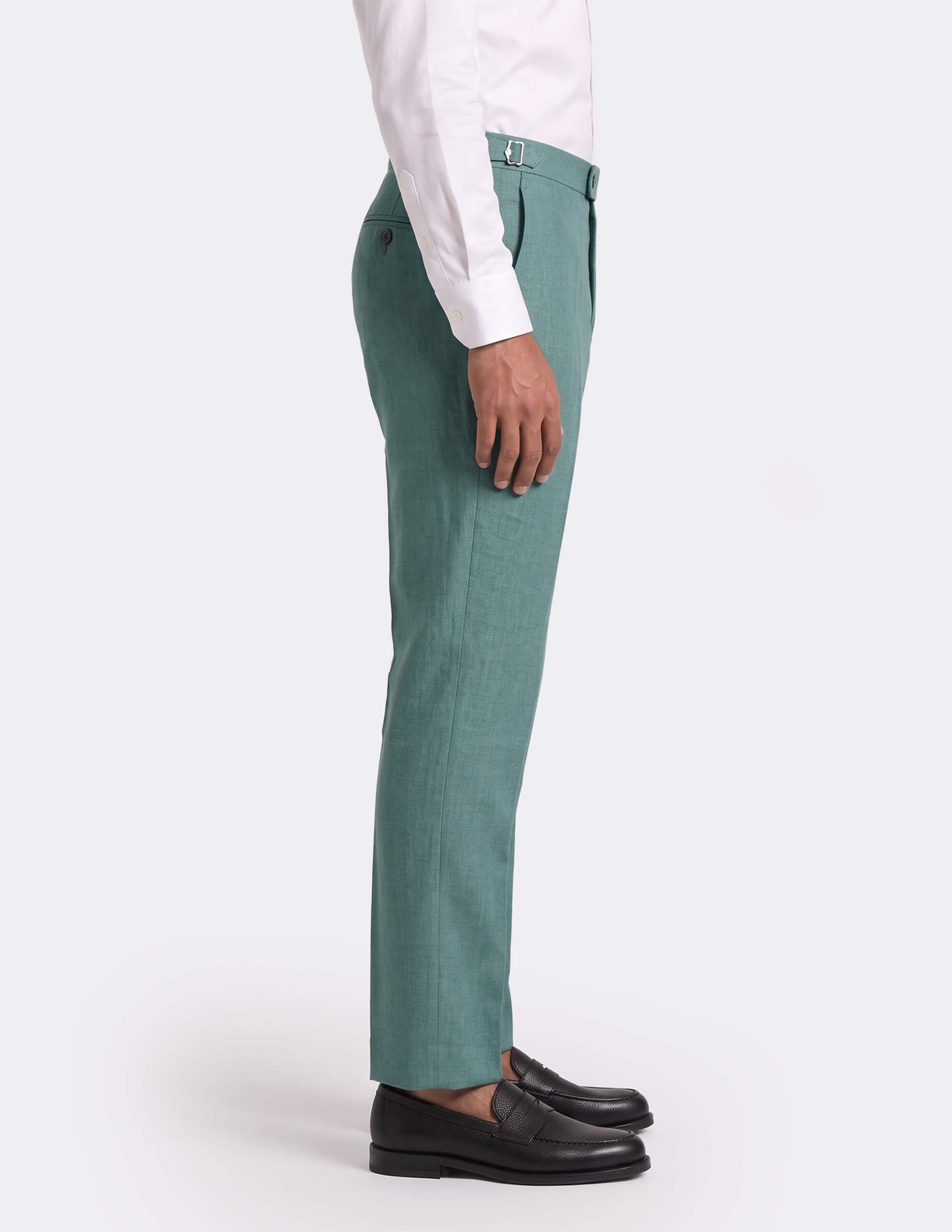Monaco Teal Trousers - MTO - Samir Bachkami