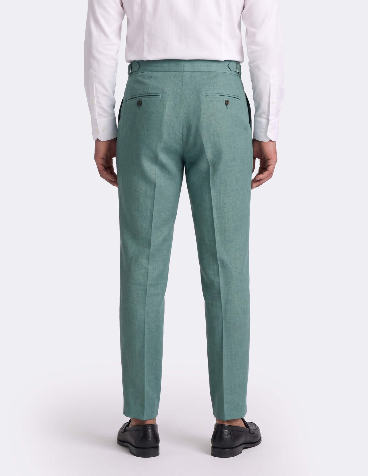 Monaco Teal Trousers - MTO - Samir Bachkami