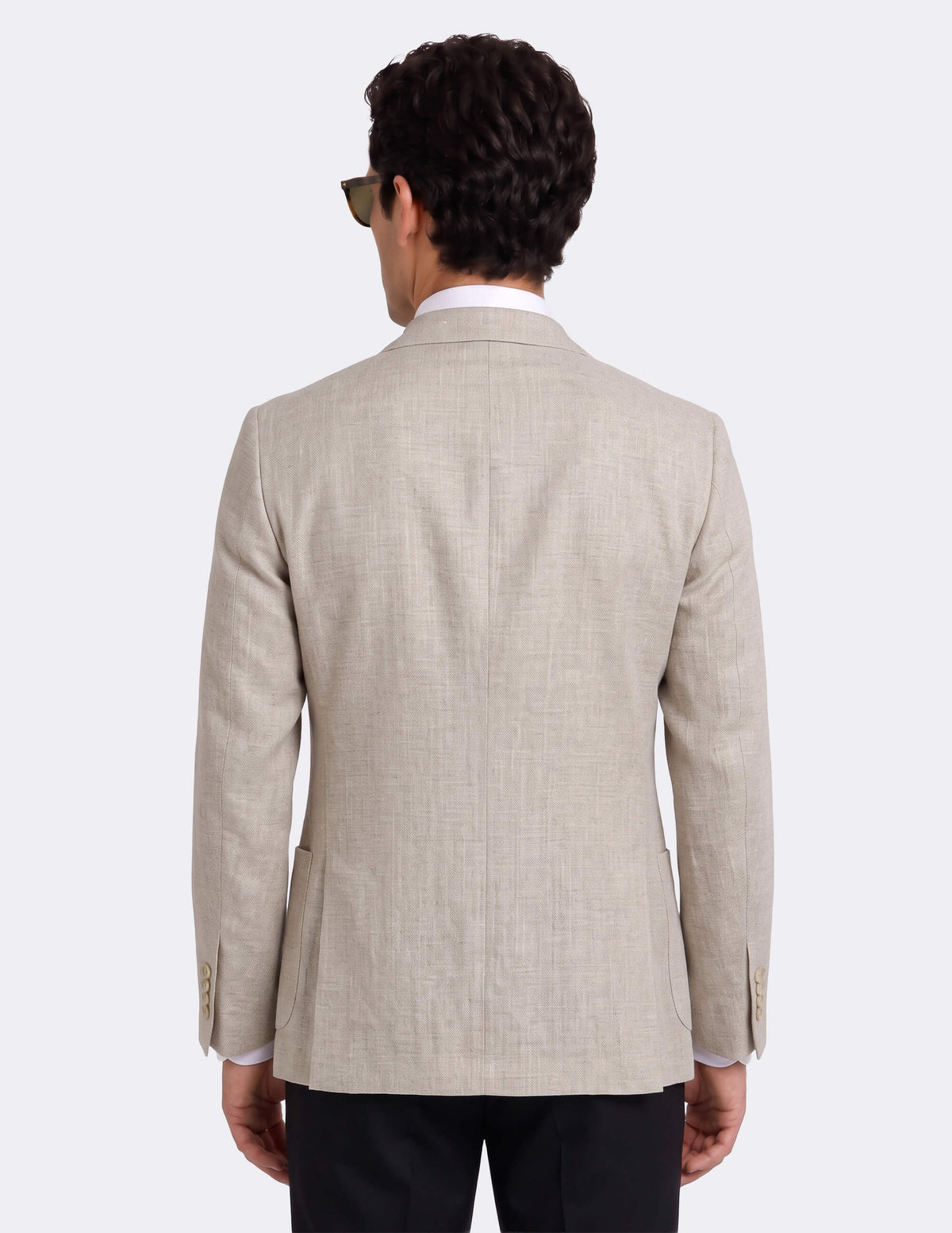 Montclair Beige Double Breasted Jacket - Samir Bachkami