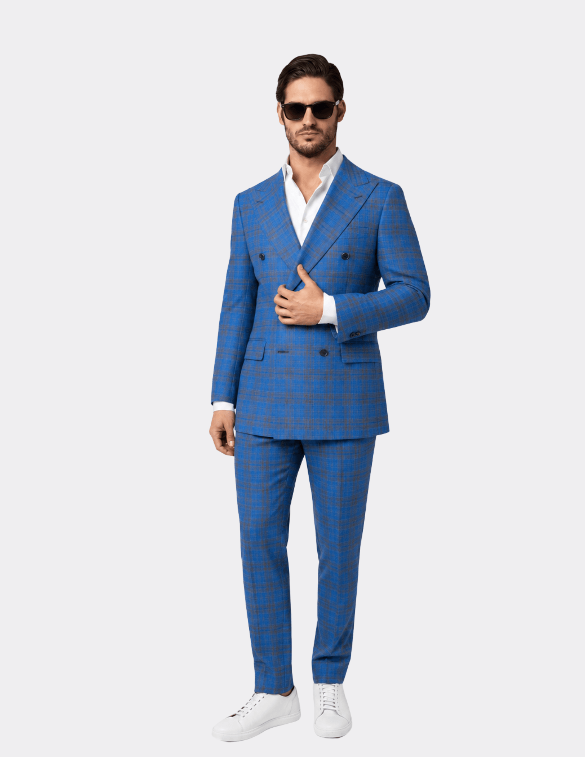 Monte Blu Double - Breasted Suit - Samir Bachkami