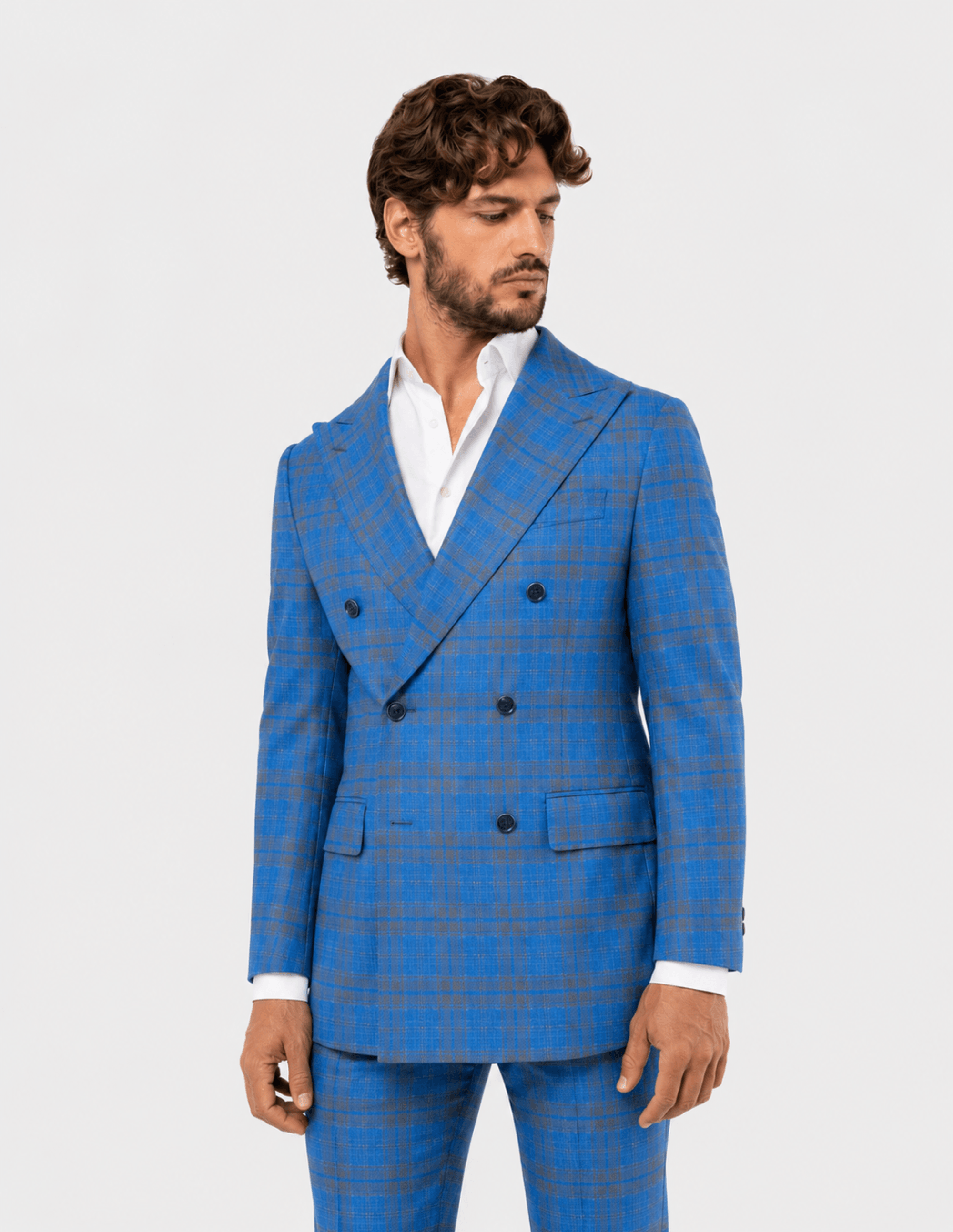 Monte Blu Double - Breasted Suit - Samir Bachkami