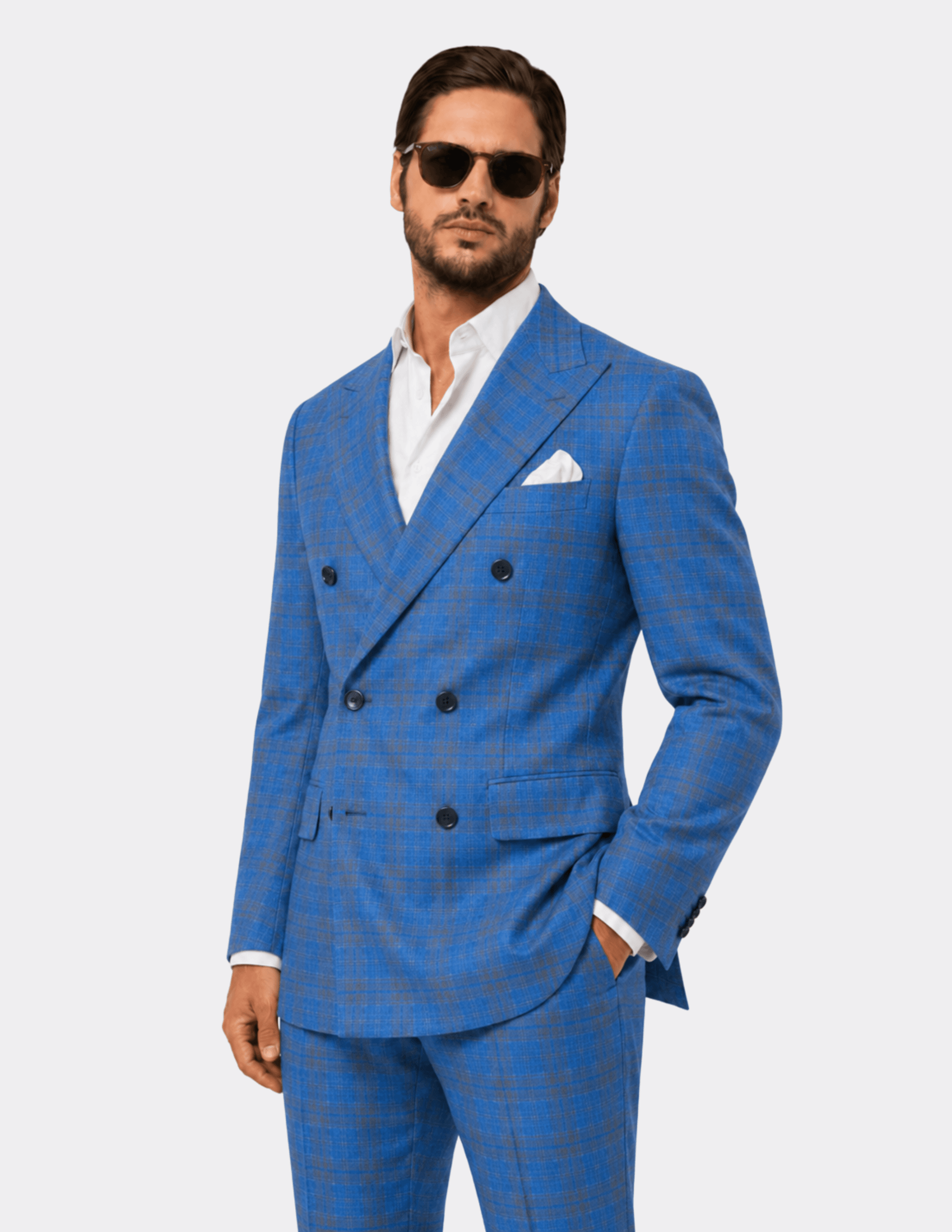 Monte Blu Double - Breasted Suit - Samir Bachkami
