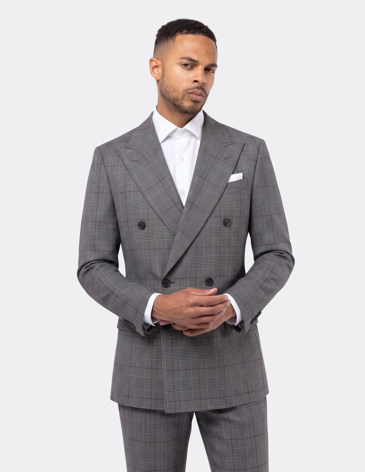 Monte Carlo Grey Double Breasted Suit - Samir Bachkami