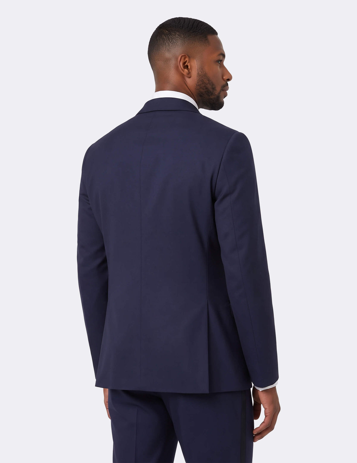 Navy Singe-Breasted Tuxedo - Samir Bachkami