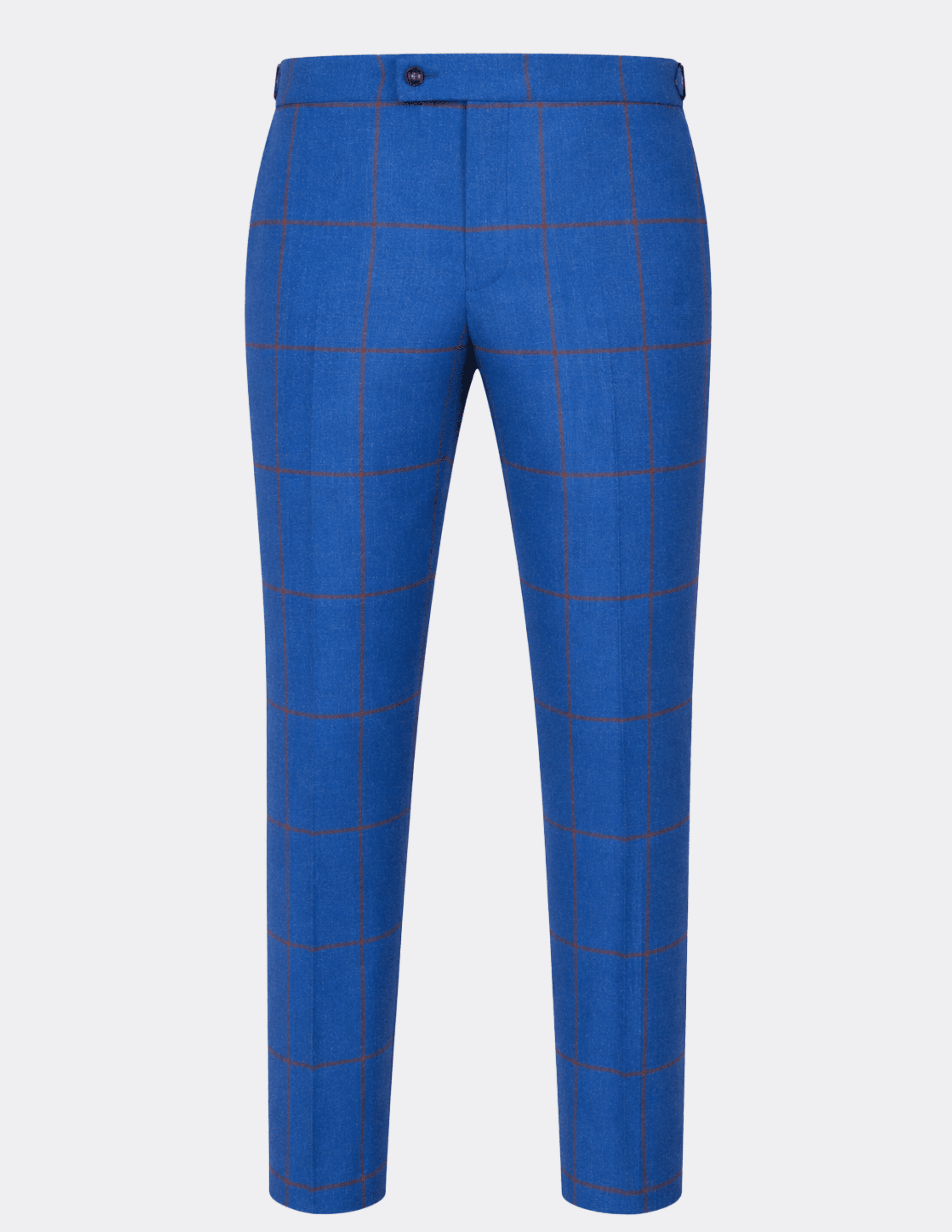 Positano Blue Check Double - Breasted Suit - Samir Bachkami