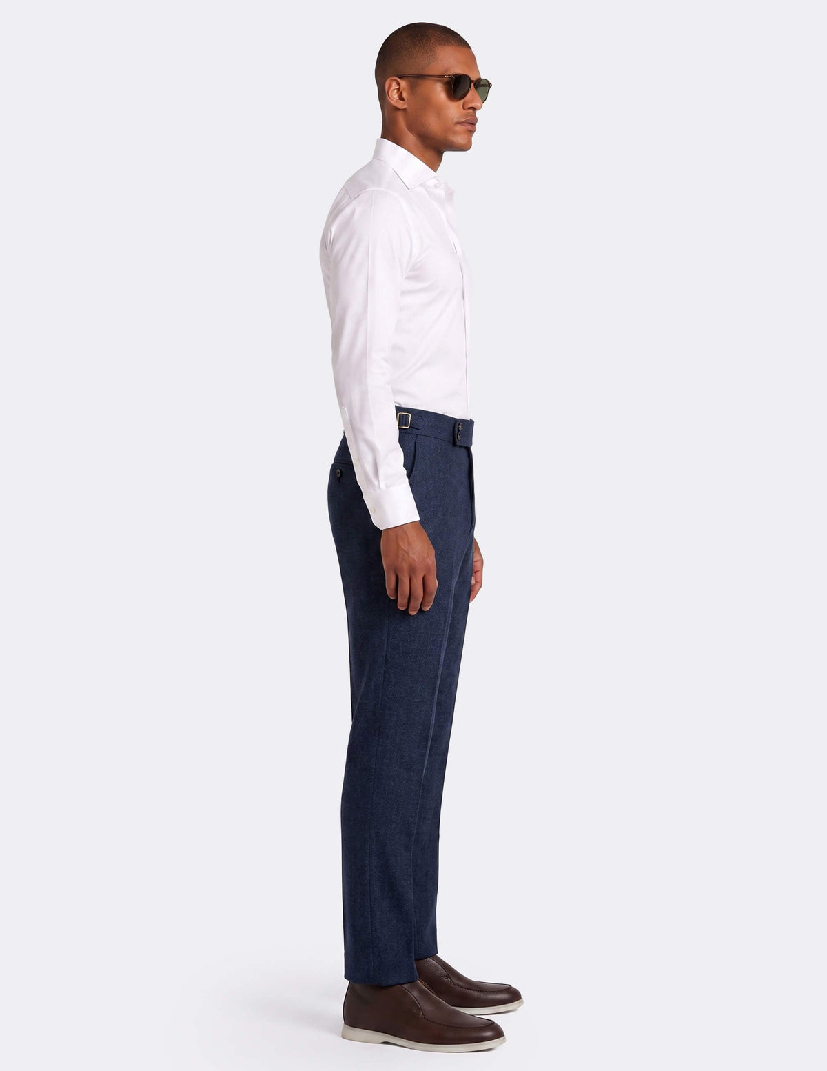 Positano Navy DB Trousers - Samir Bachkami