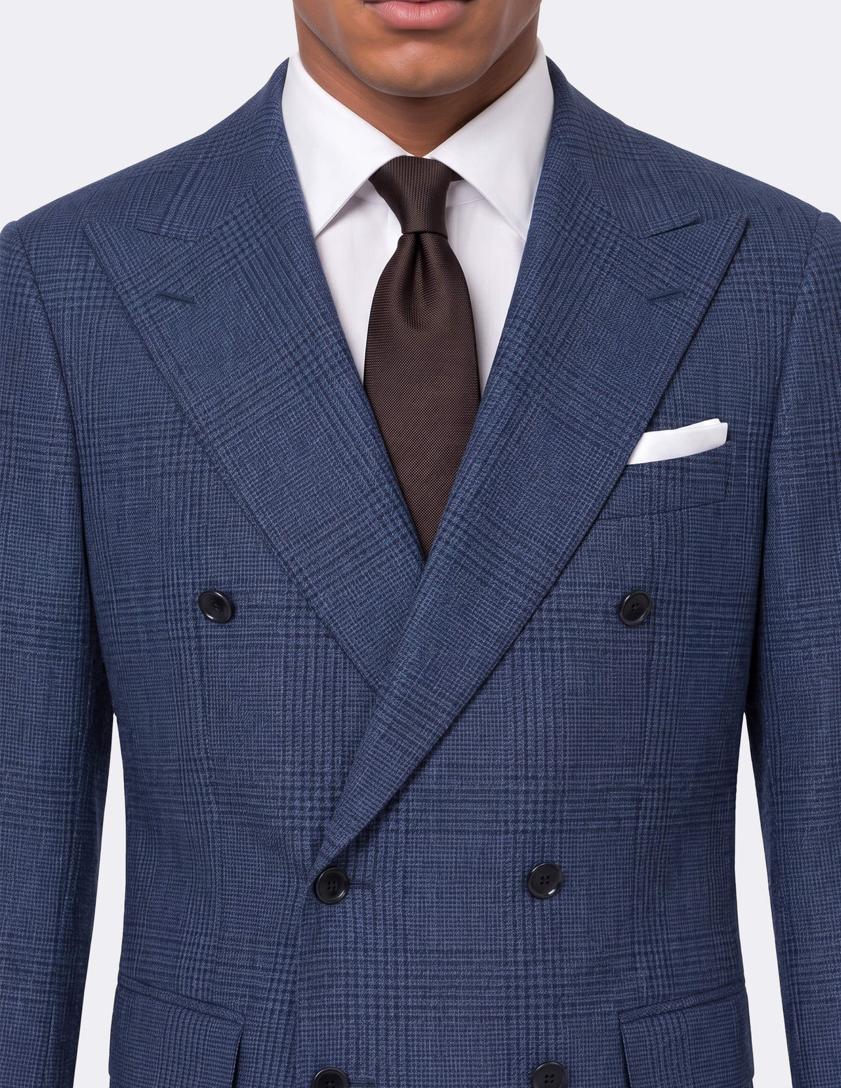 Ravello Blue Double Breasted Suit - Samir Bachkami