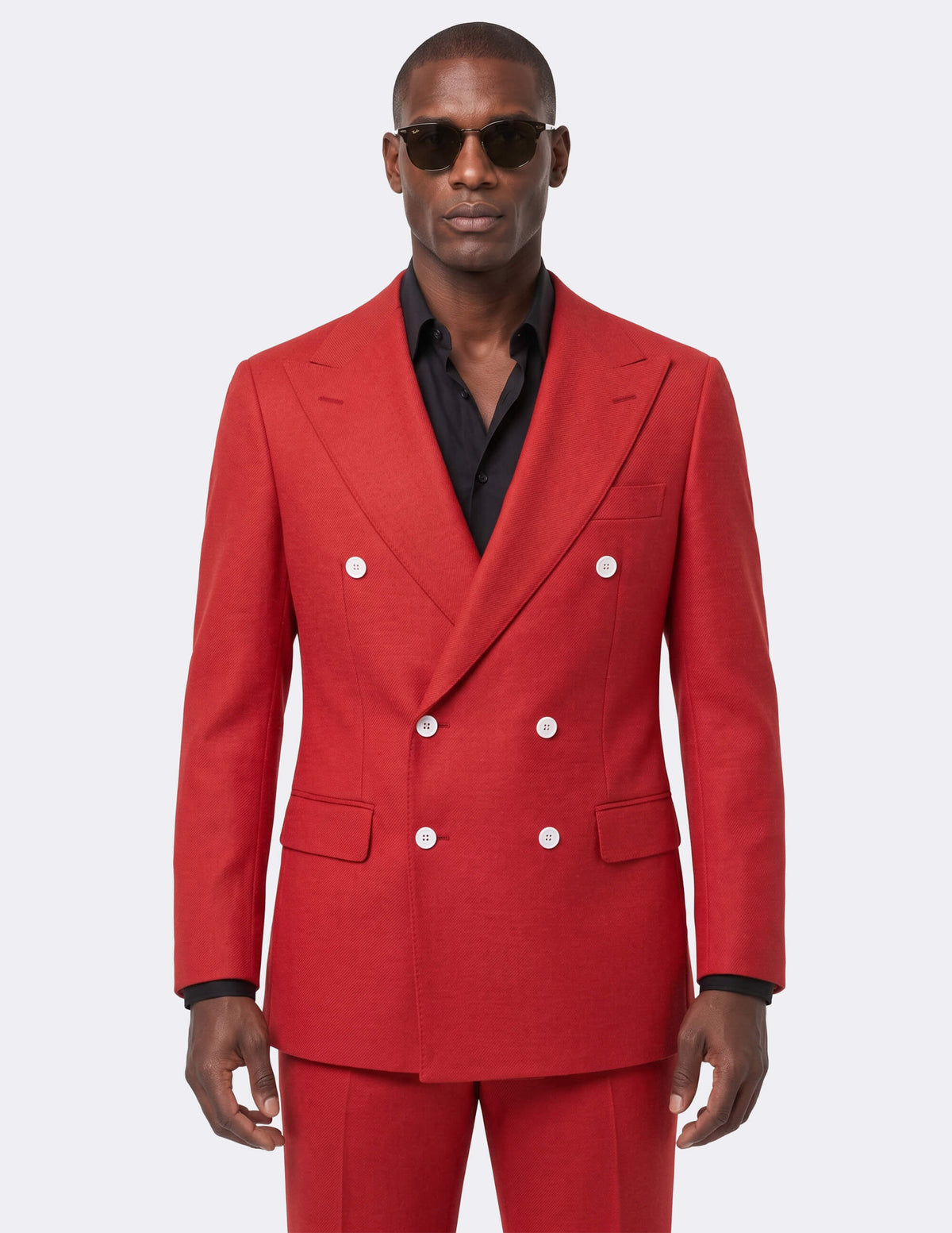 Ruby Monarch Double-Breasted Suit - Samir Bachkami