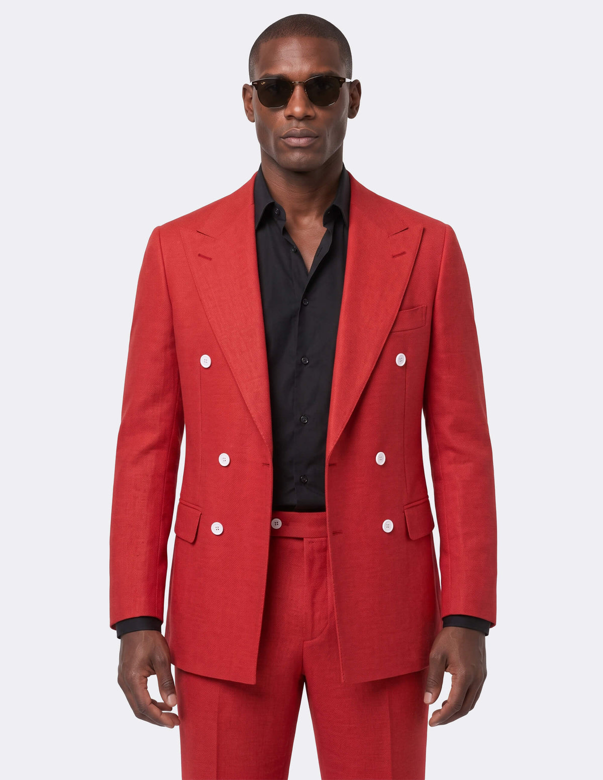 Ruby Monarch Double-Breasted Suit - Samir Bachkami