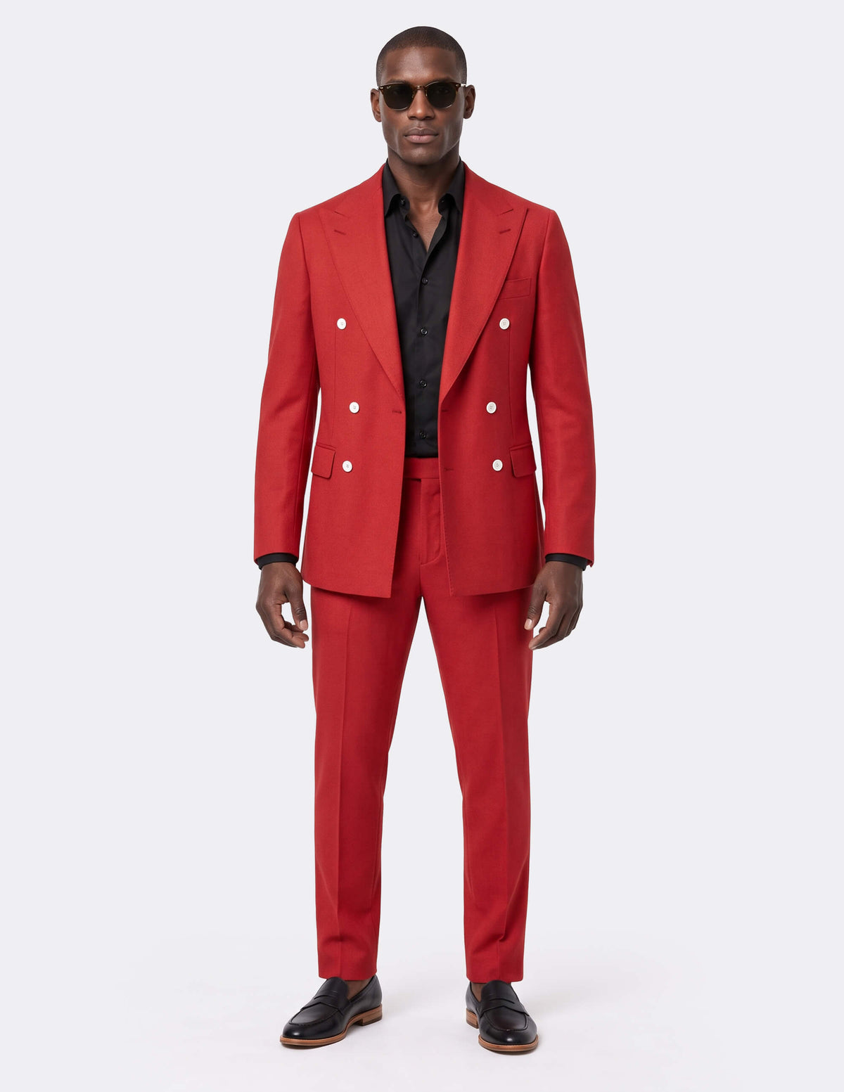 Ruby Monarch Double-Breasted Suit - Samir Bachkami
