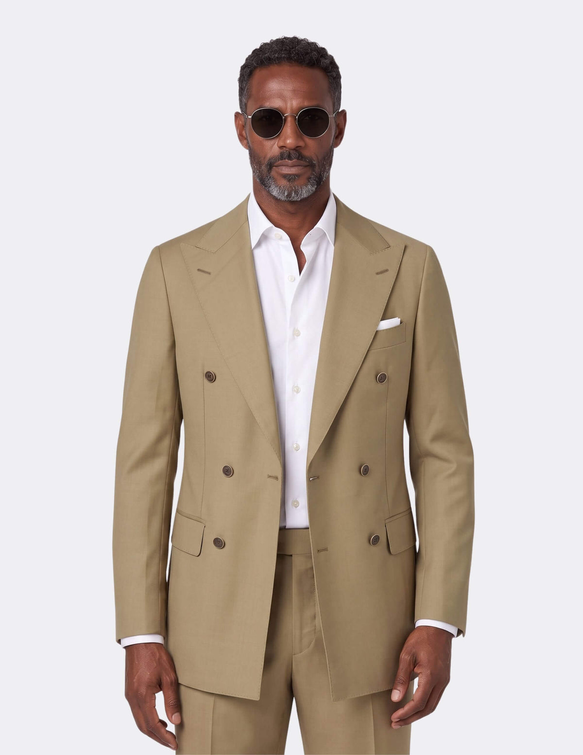 Sahara Sand Double Breasted Suit - Samir Bachkami