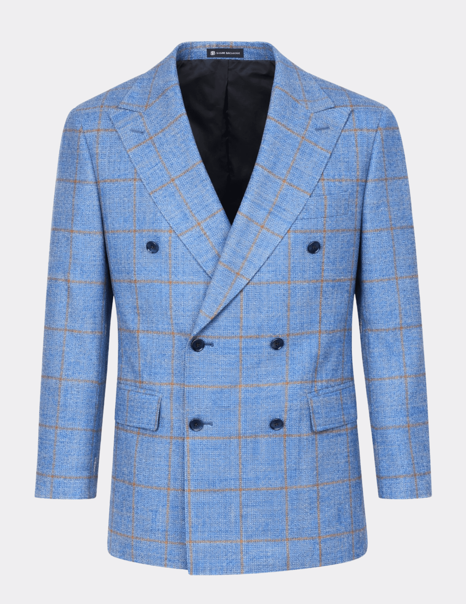 Santorini Blue Double Breasted Suit - Samir Bachkami