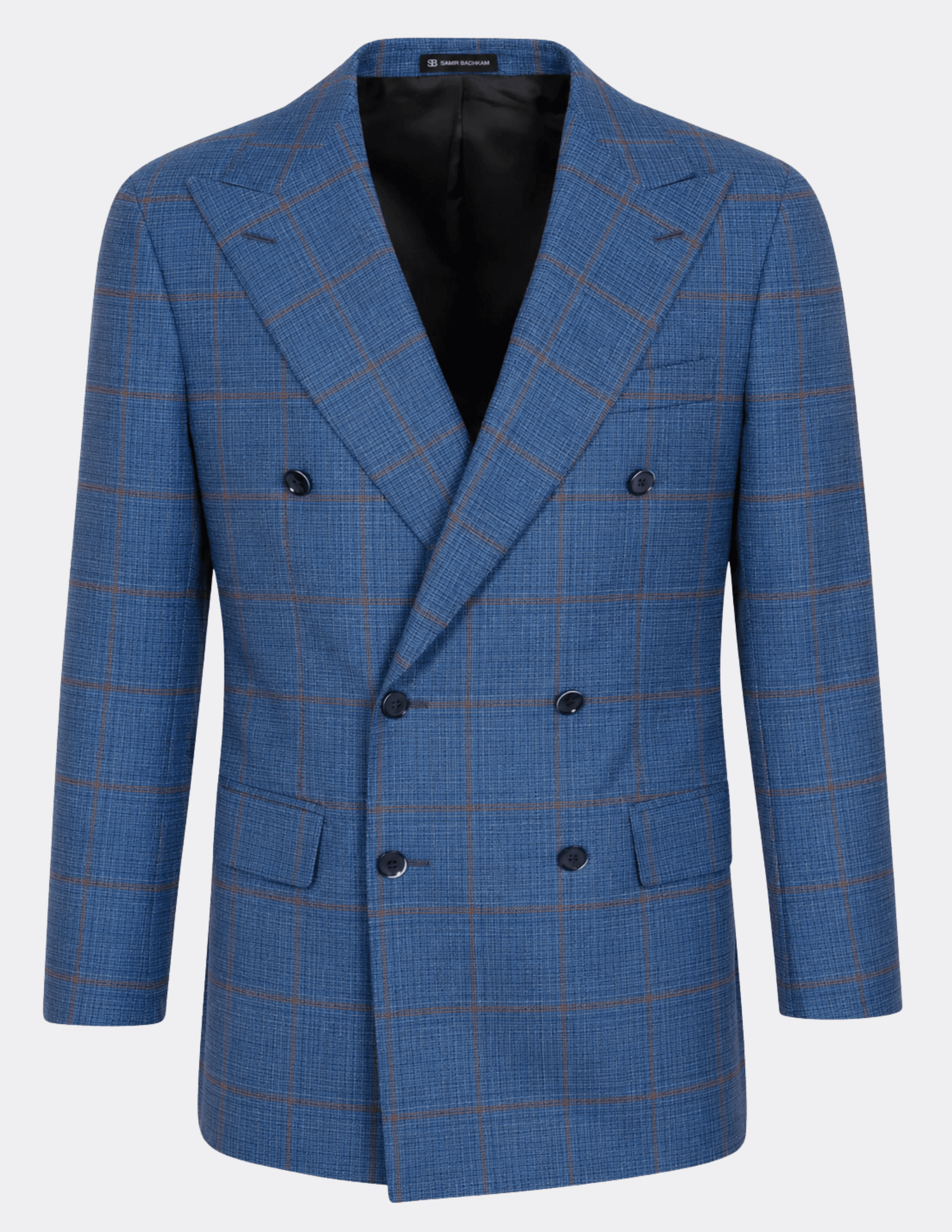 Santorini Check Double - Breasted Suit - Samir Bachkami