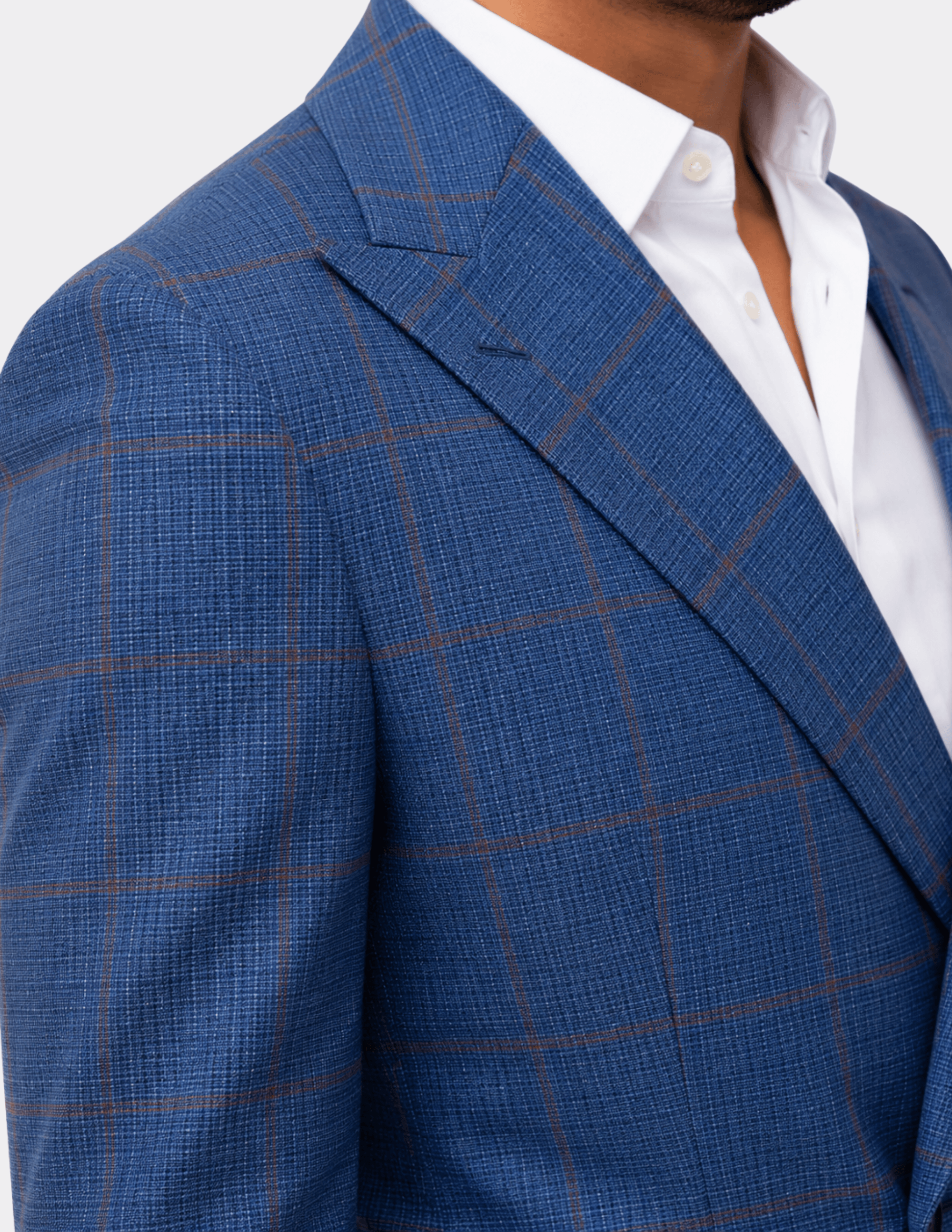 Santorini Check Double - Breasted Suit - Samir Bachkami