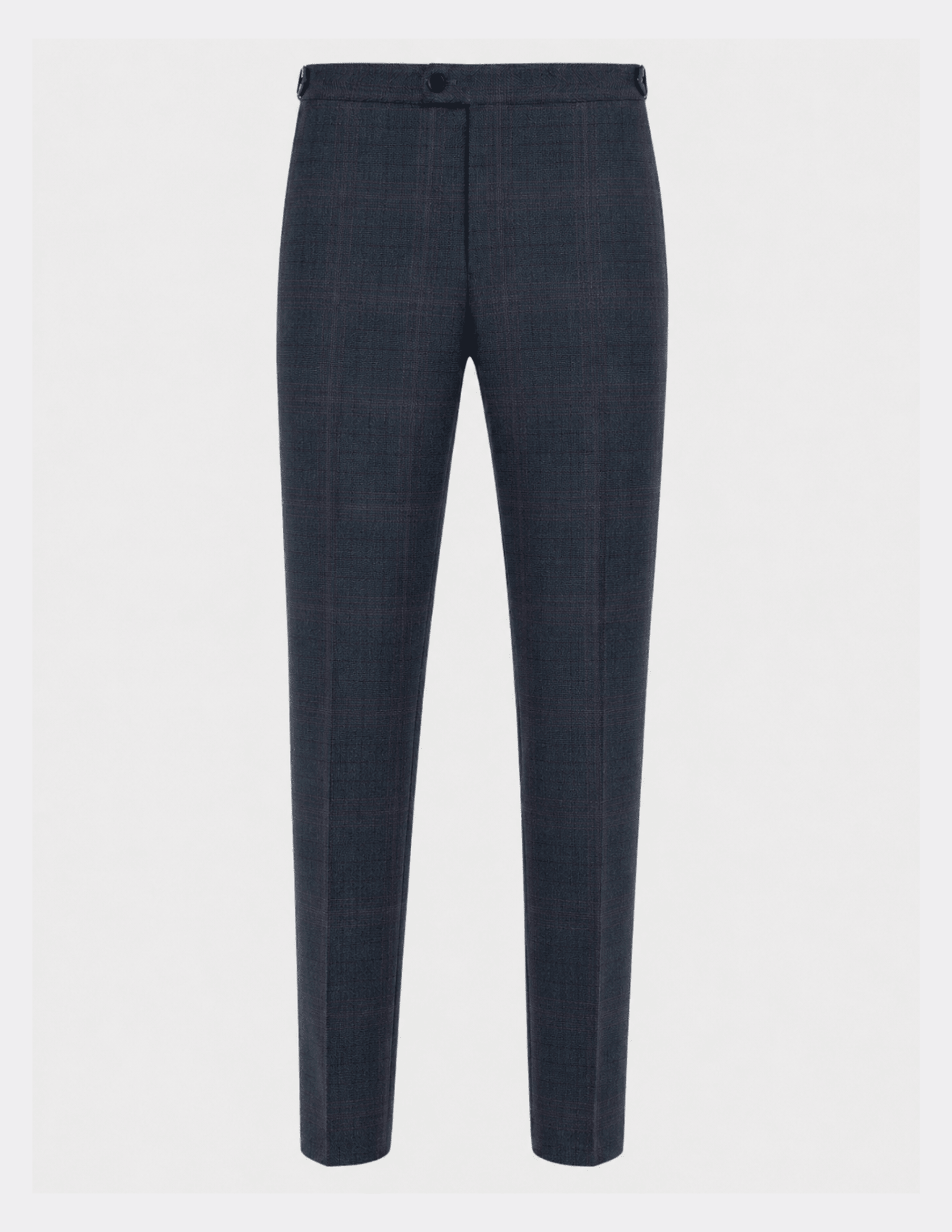 Sapphire Noir Check Double - Breasted Suit - Samir Bachkami