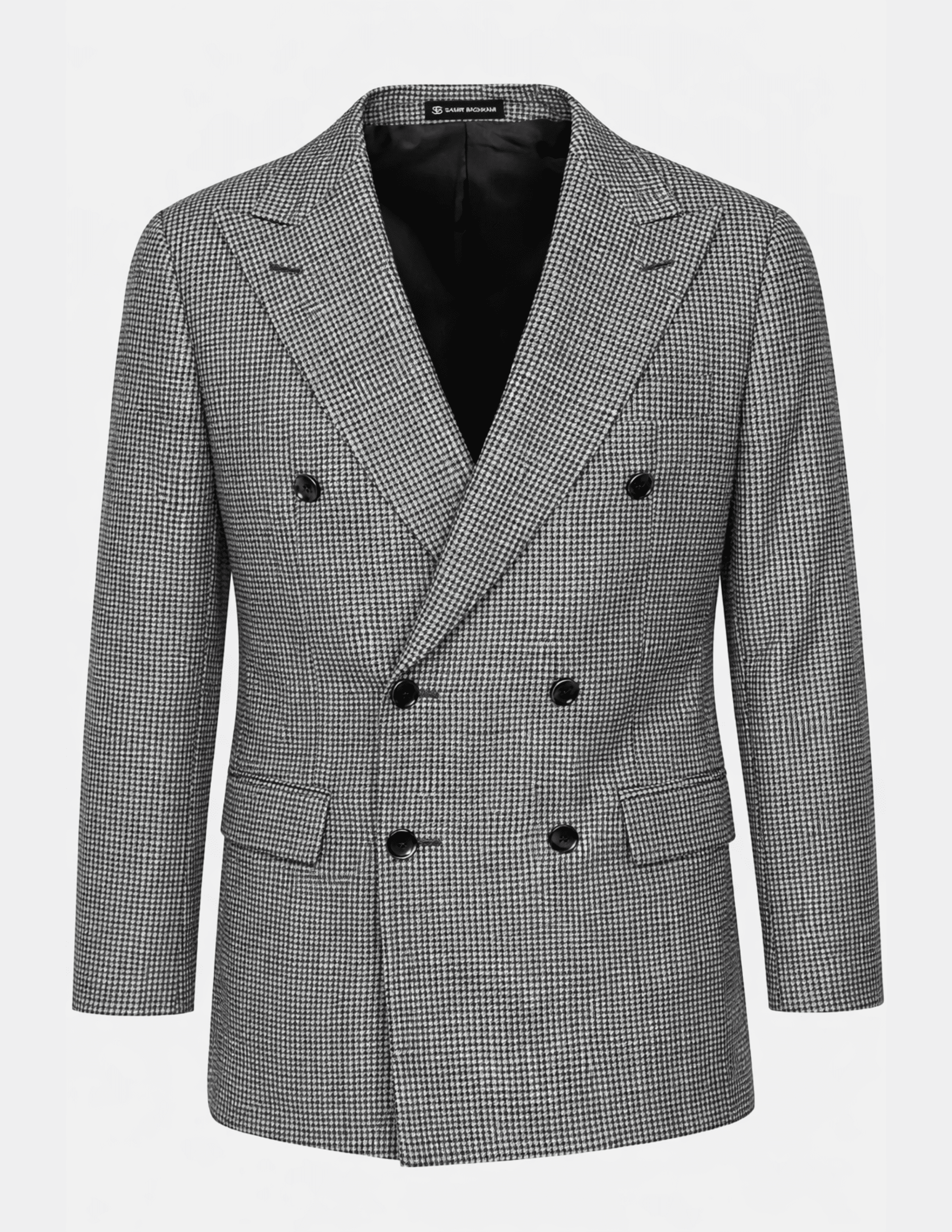 Savile Houndstooth Double Breasted Suit - Samir Bachkami