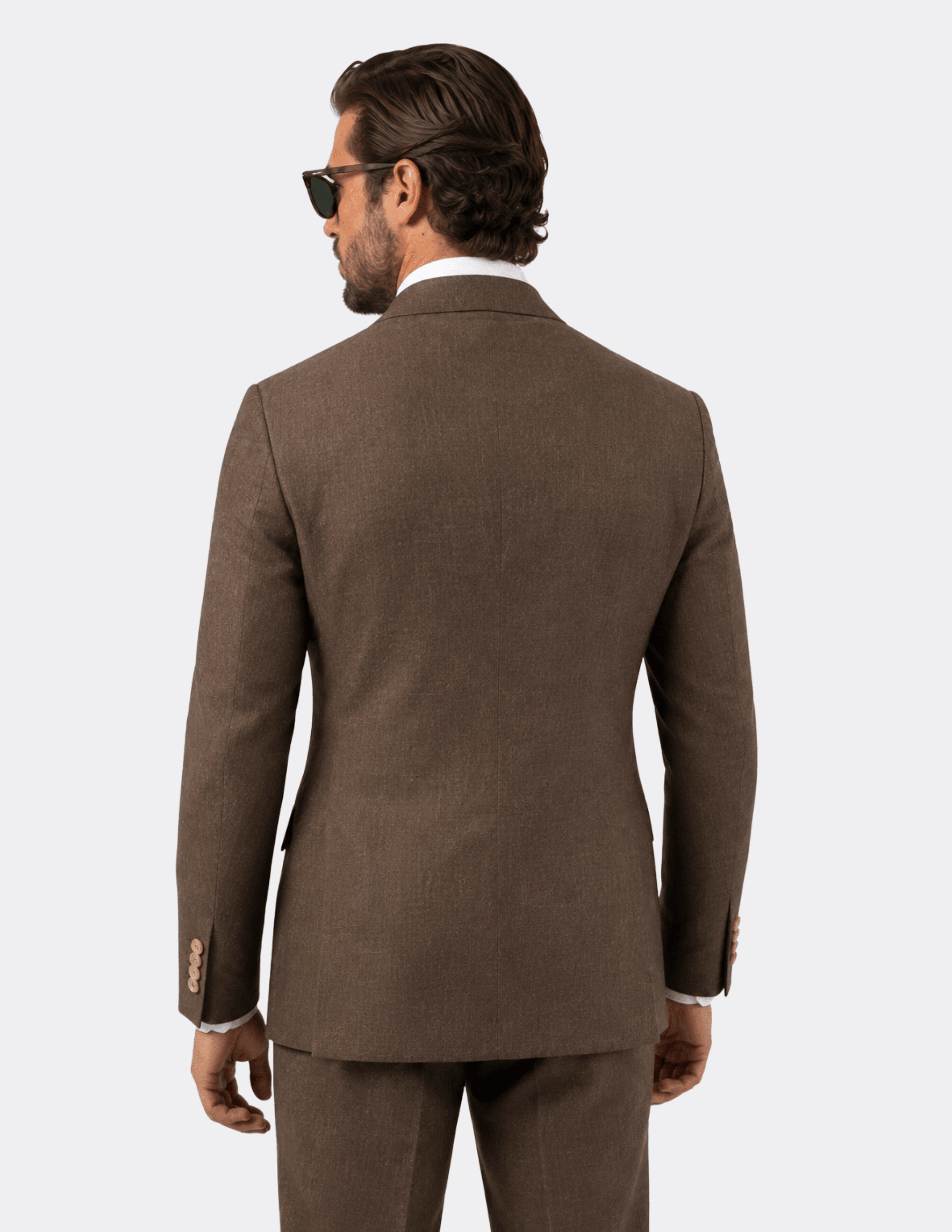 Siena Brown Double-Breasted Suit - Samir Bachkami