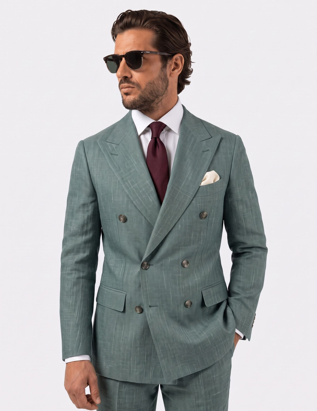 The Alvesso Sage Double-Breasted Suit - Samir Bachkami