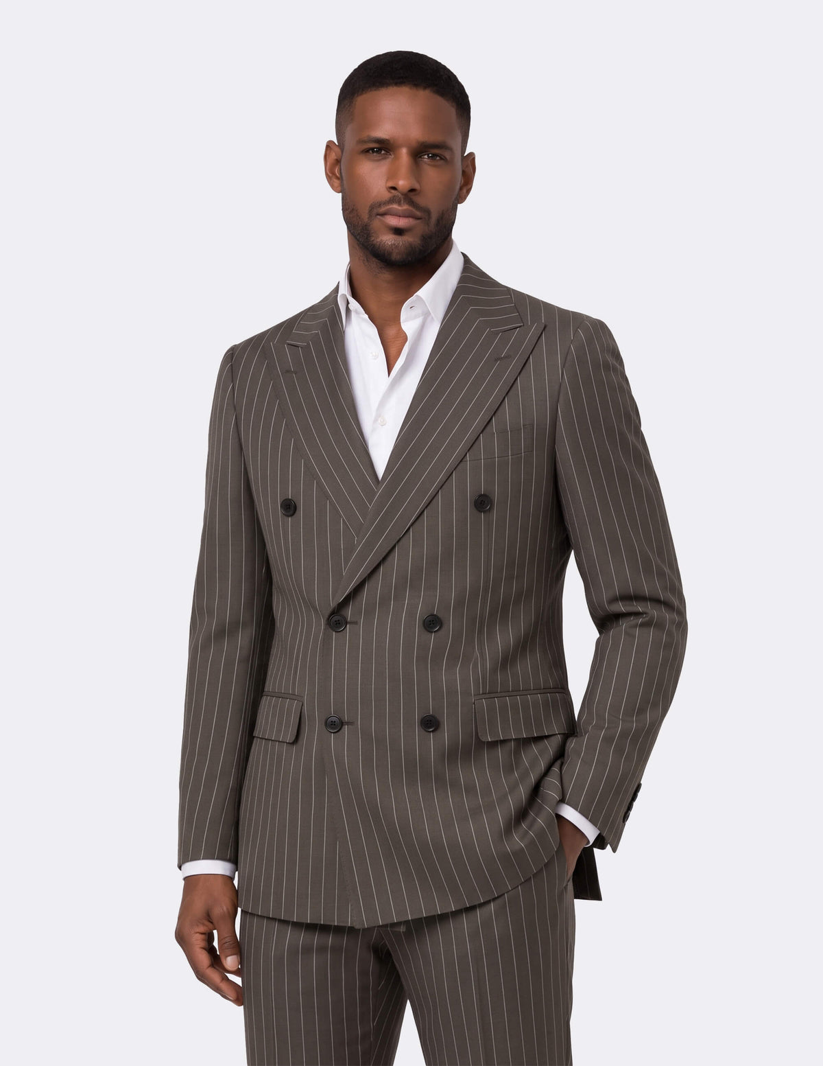 The Aurelio Pinstripe Suit - Samir Bachkami
