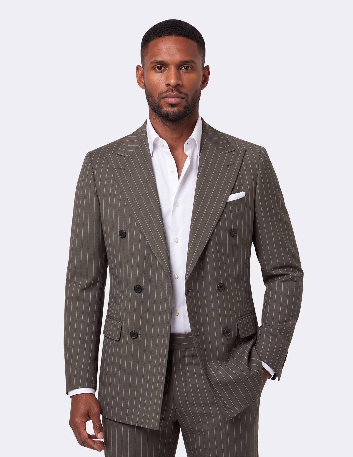 The Aurelio Pinstripe Suit - Samir Bachkami