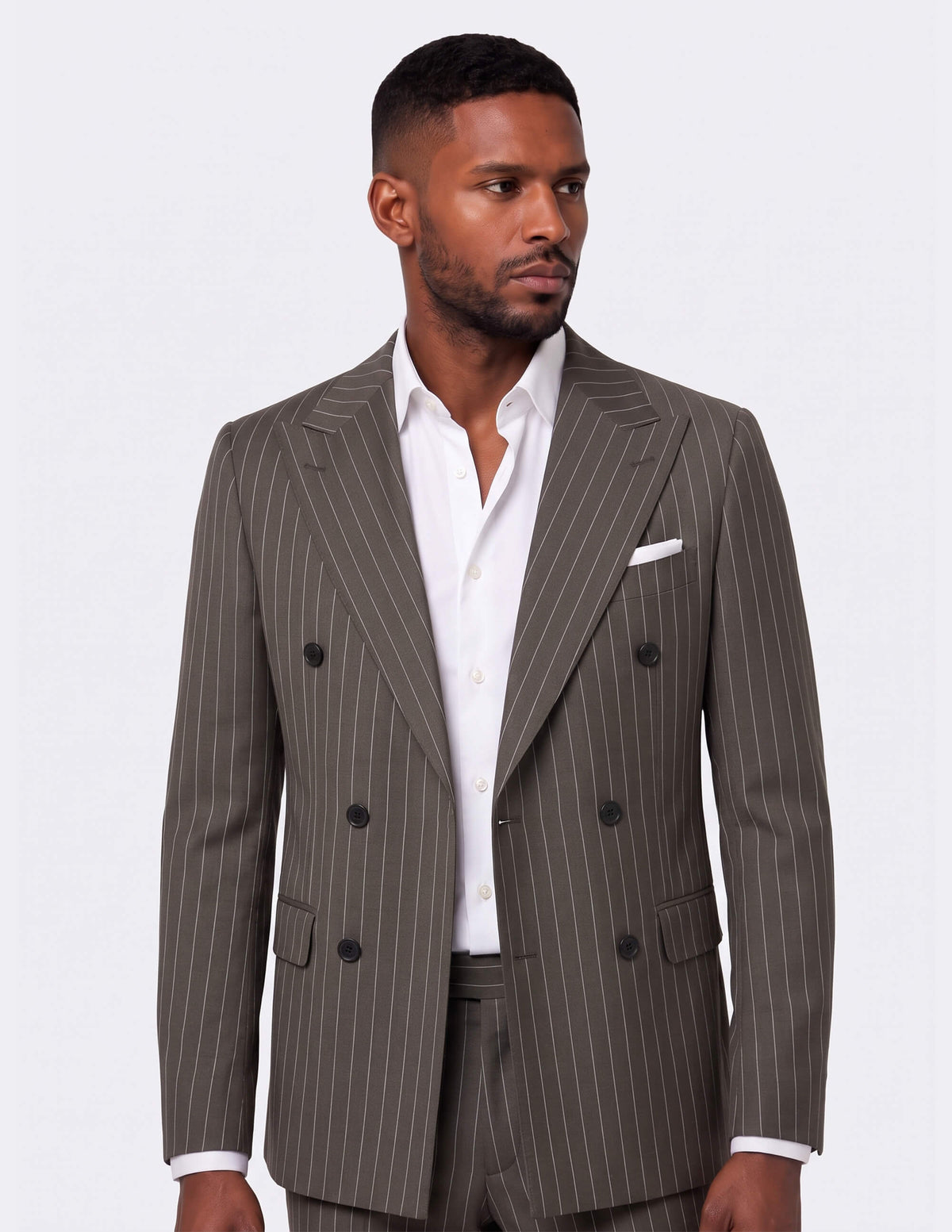 The Aurelio Pinstripe Suit - Samir Bachkami