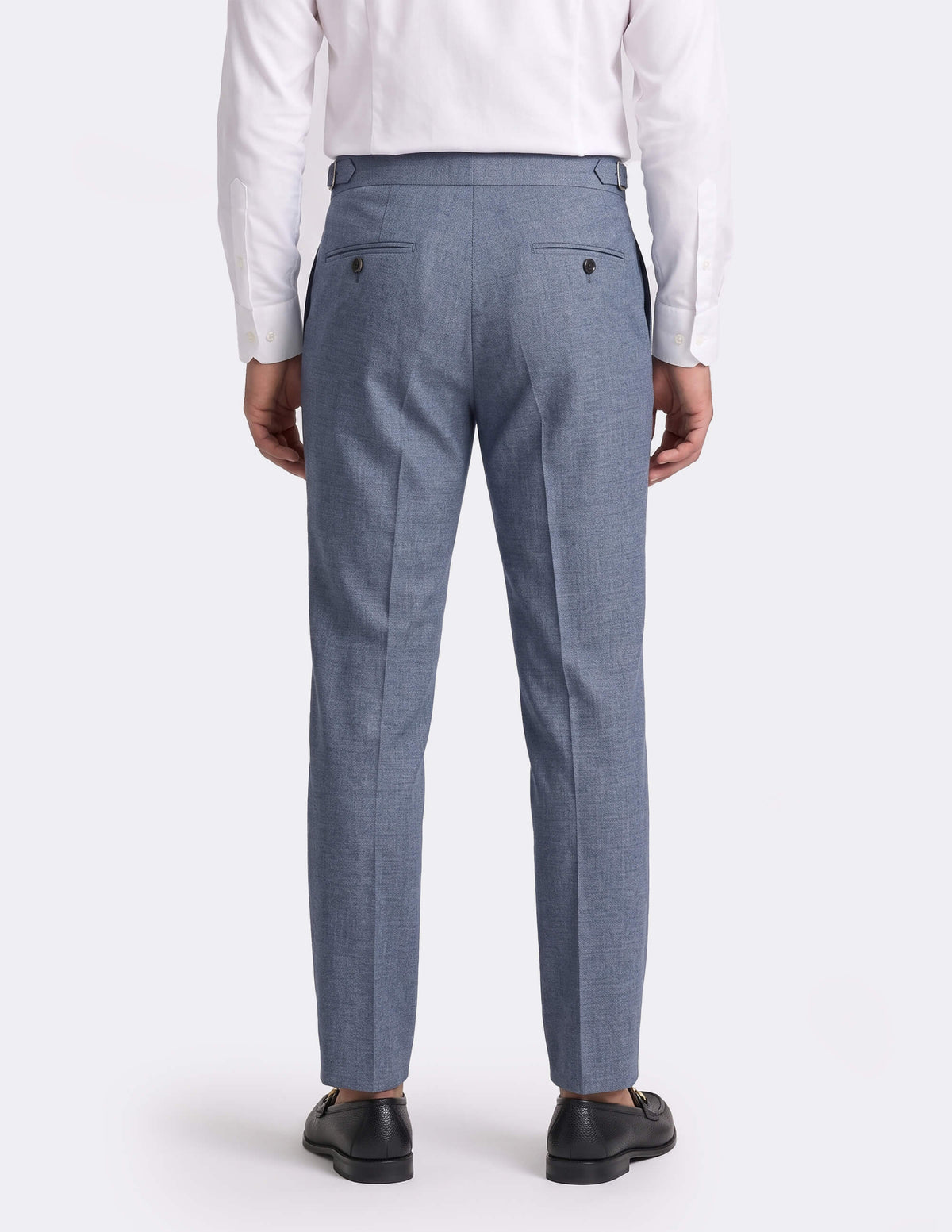 The Avenzio Blue-Grey Trousers - Samir Bachkami