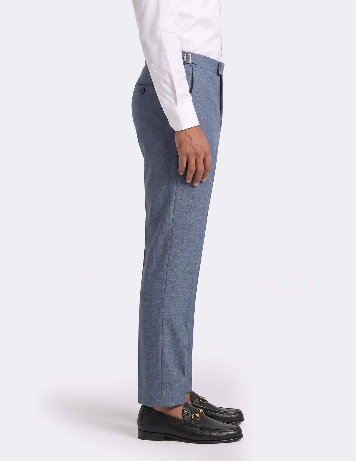 The Avenzio Blue-Grey Trousers - Samir Bachkami