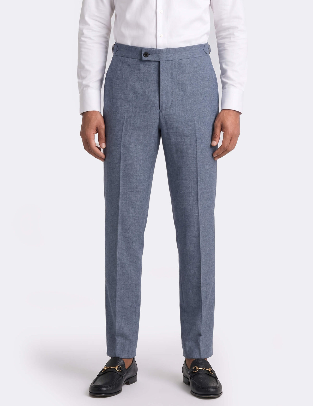The Avenzio Blue-Grey Trousers - Samir Bachkami