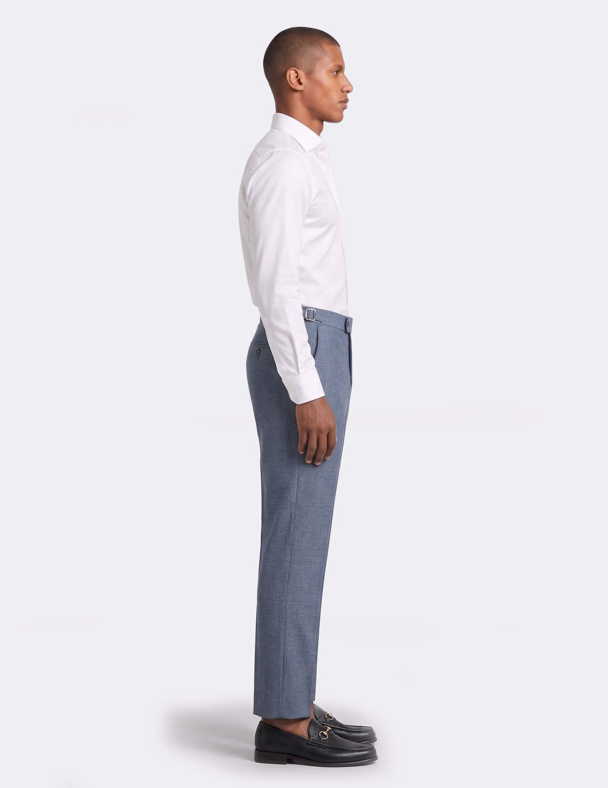 The Avenzio Blue-Grey Trousers - Samir Bachkami